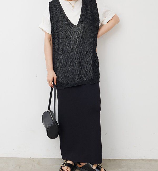  「テープヤーンベスト」|ニット・セーター|