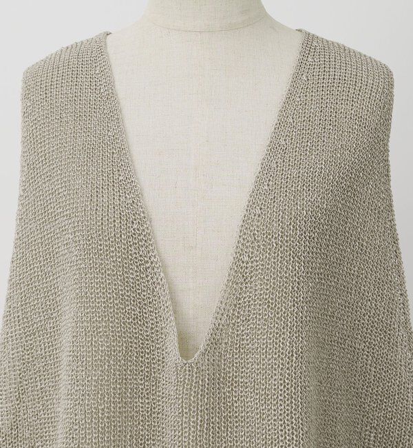  「テープヤーンベスト」|ニット・セーター|