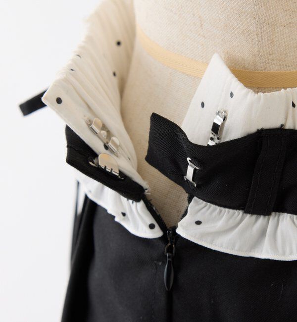  「【Black Ribbon Collection】ウエストフリルスラックス」|その他|