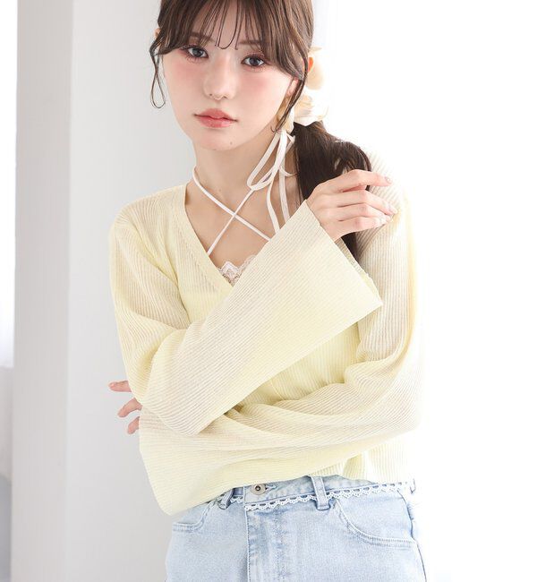  「カップ付きレースキャミソール」|プルオーバー|