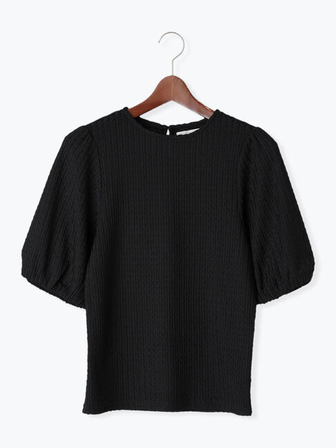 Te chichi「ジャガードボリュームスリーブプルオーバー」|Tシャツ・カットソー|
