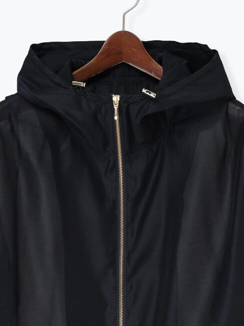 Te chichi「ショートシアーフーディーブルゾン」|ブルゾン・スタジャン|