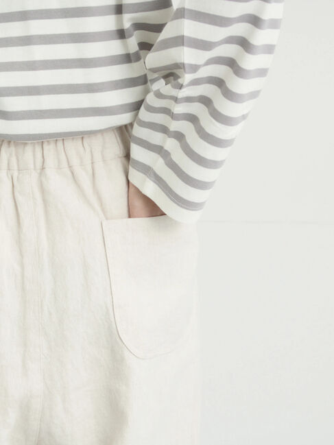 Samansa Mos2「【Cross&times;Linen】ふんわりパンツ」|その他|