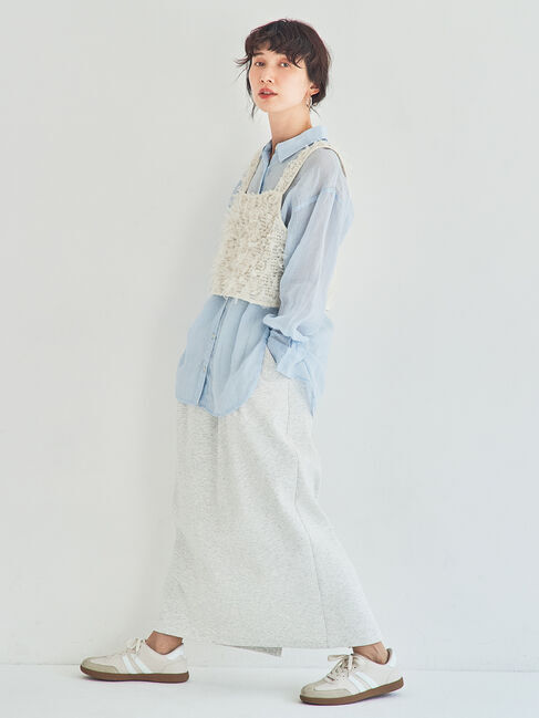 Samansa Mos2「シアーリネンシャツ」|シャツ・ブラウス|