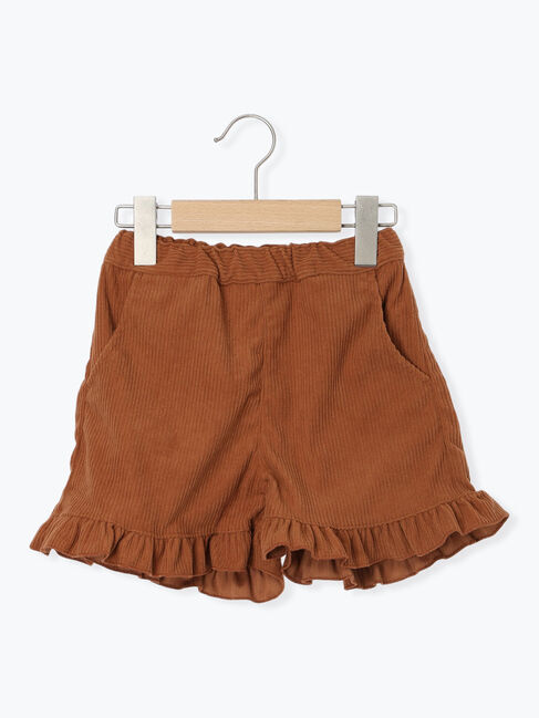 Samansa Mos2 Lagom「カットコール裾フリルショートパンツ」|その他|オレンジ