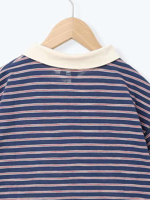 Samansa Mos2 Lagom「マルチボーダーポロシャツ」|Tシャツ・カットソー|