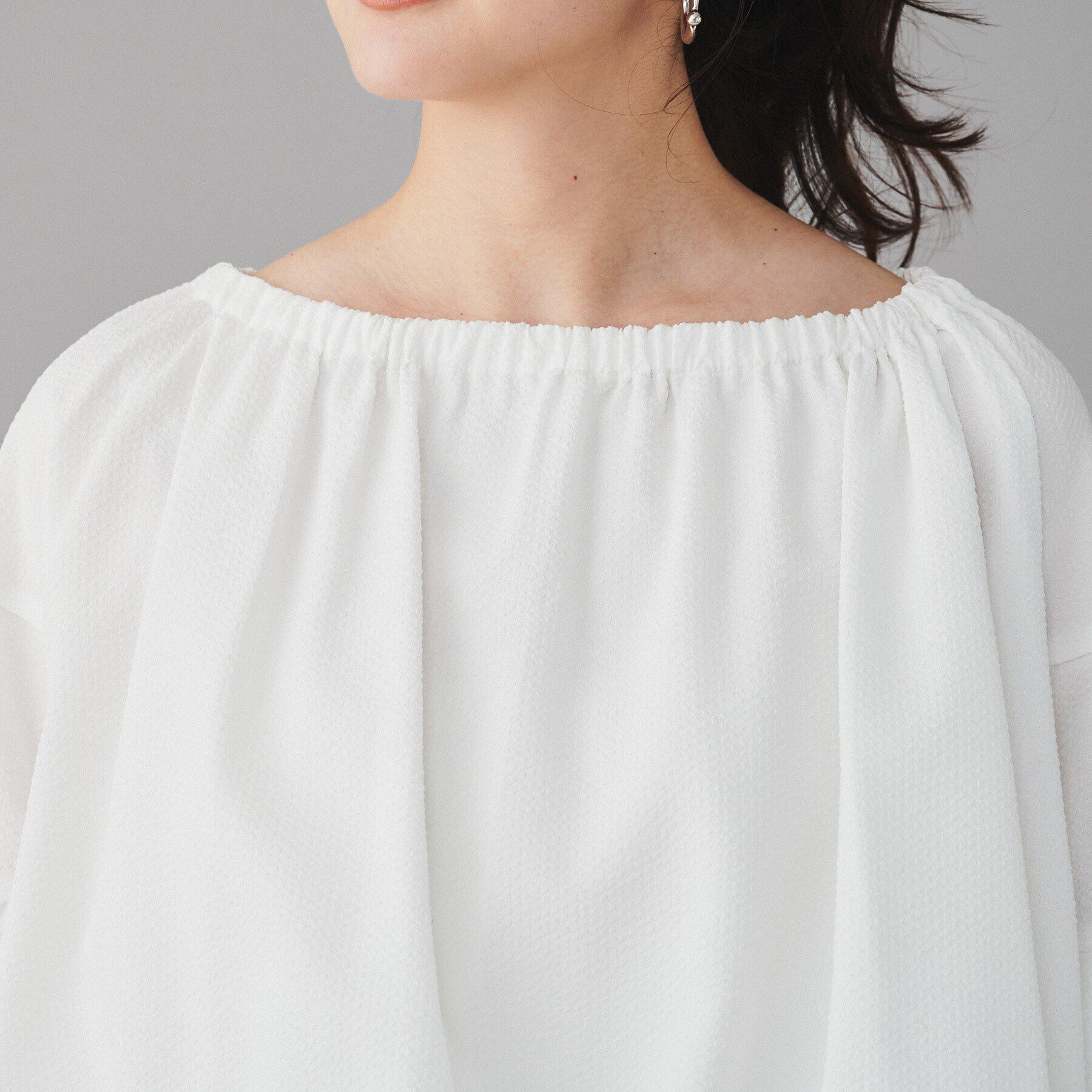 UNTITLED「【MARILYN MOON】別注 前後2way バルーンスリーブブラウス」|シャツ・ブラウス|