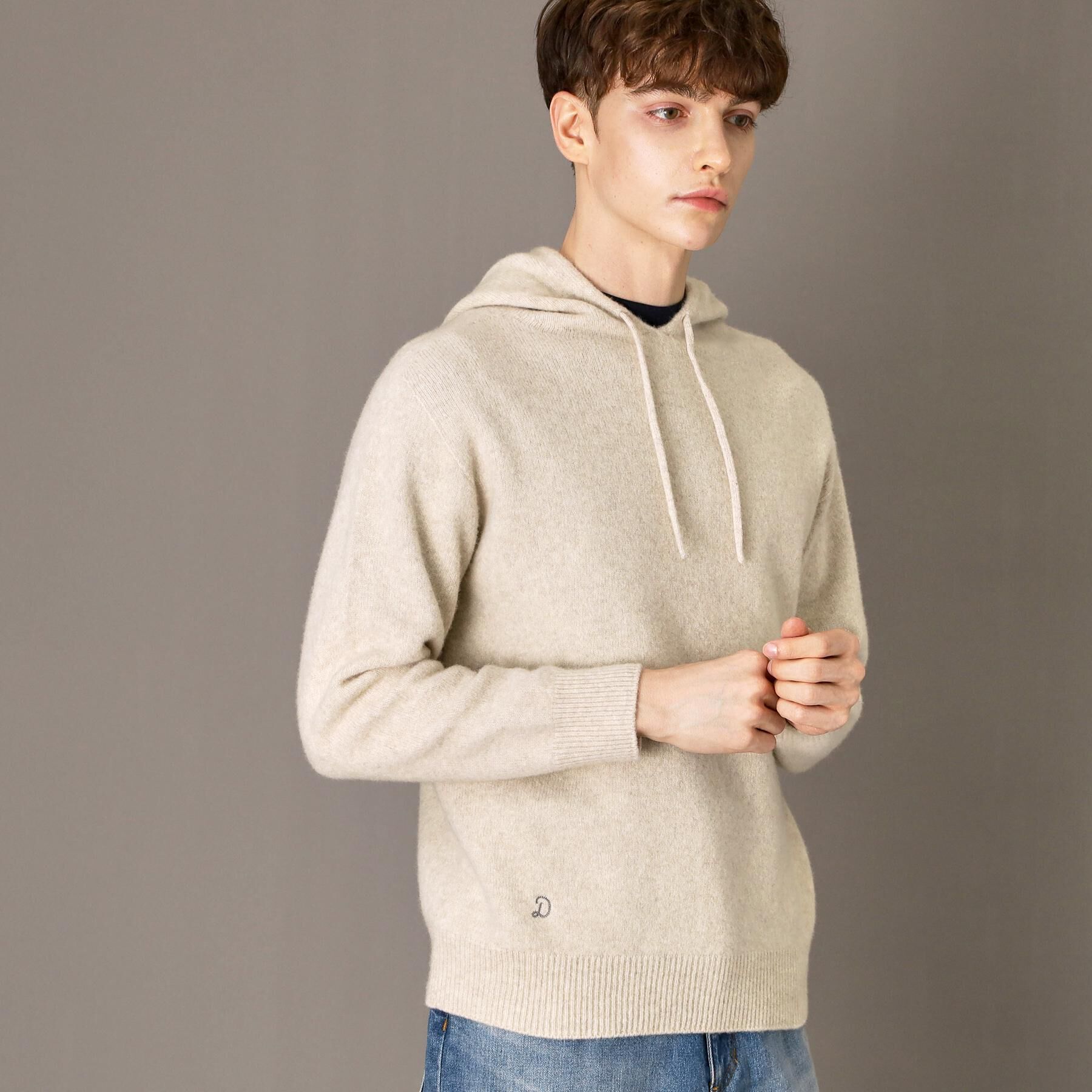 DRESSTERIOR「カシミヤブレンドフードニット」|ニット・セーター|