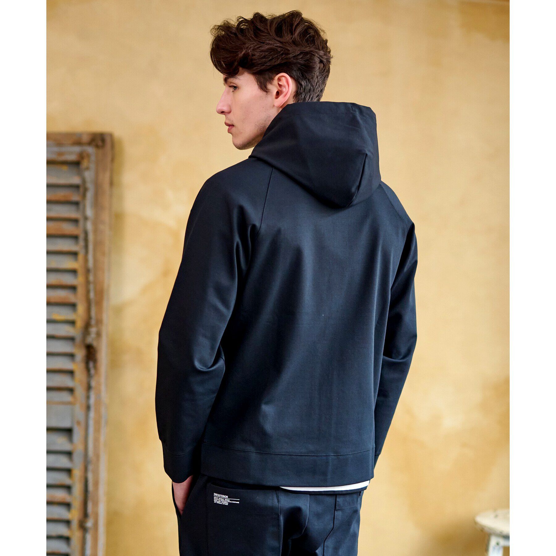 DRESSTERIOR「【接触冷感／セットアップ可】ドライタッチ ハイカウントジップアップパーカ」|パーカー|