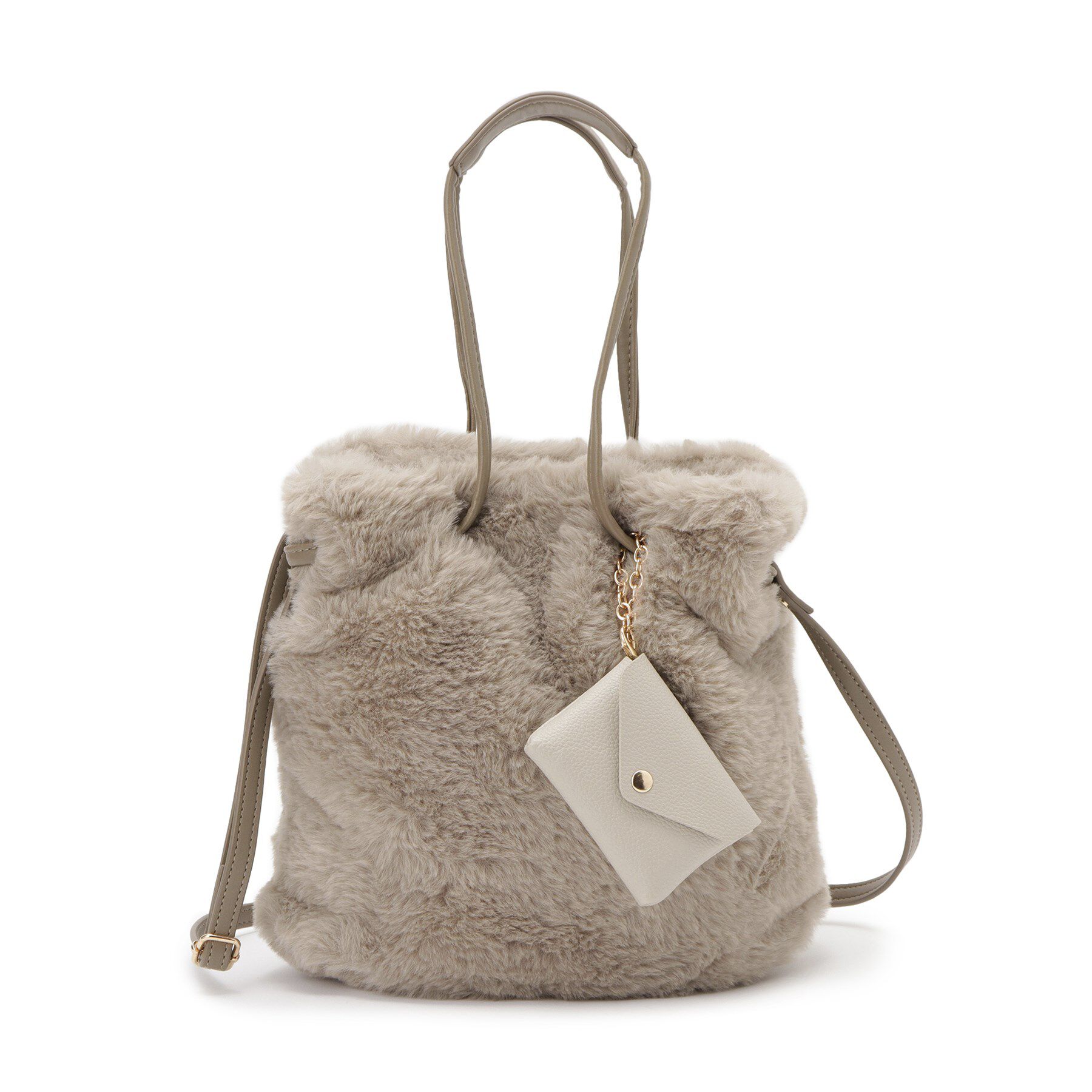 grove「エコファーポーチ付き2WAYショルダー」|ショルダー・メッセンジャー|