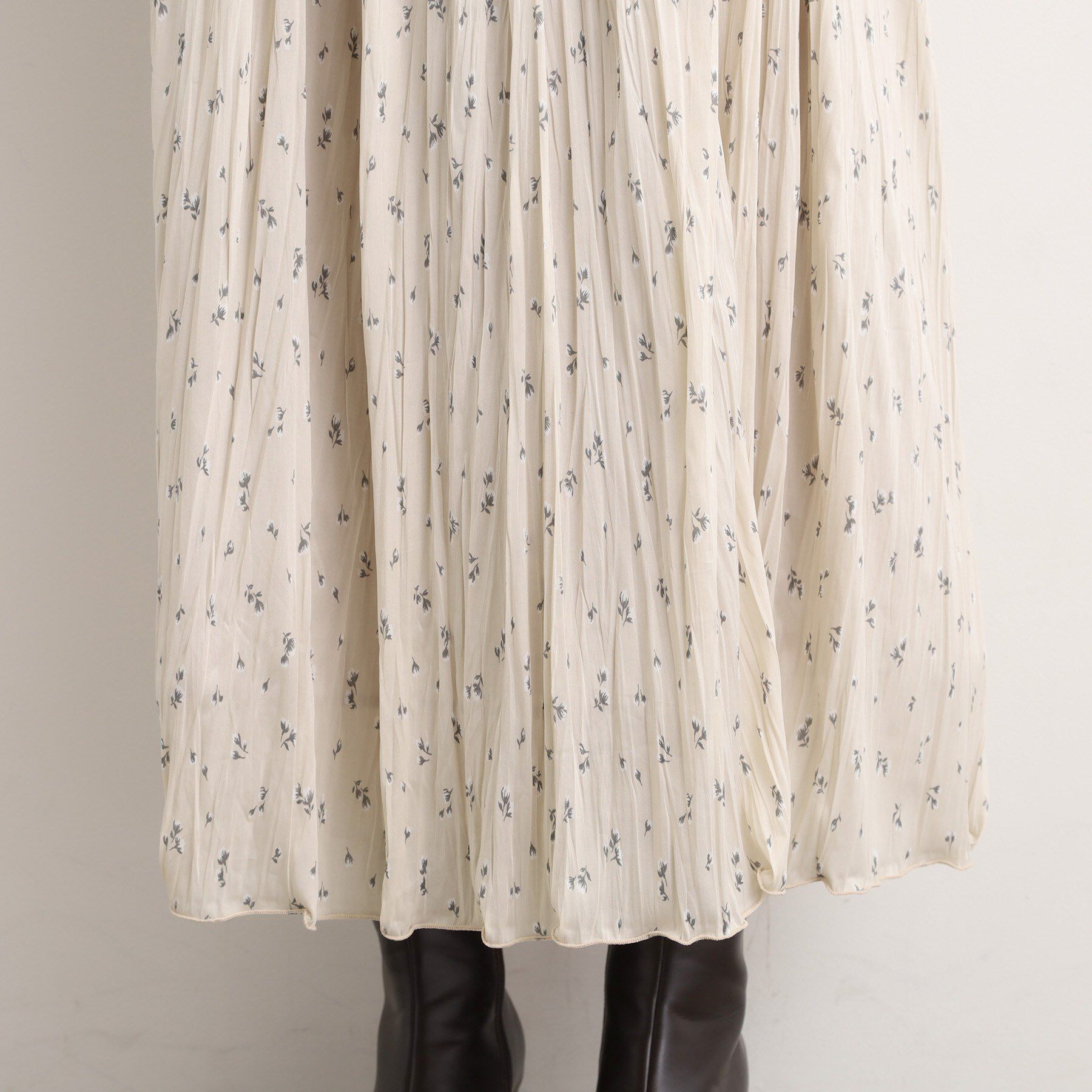 grove「花柄アソートプリーツスカート」|スカート|