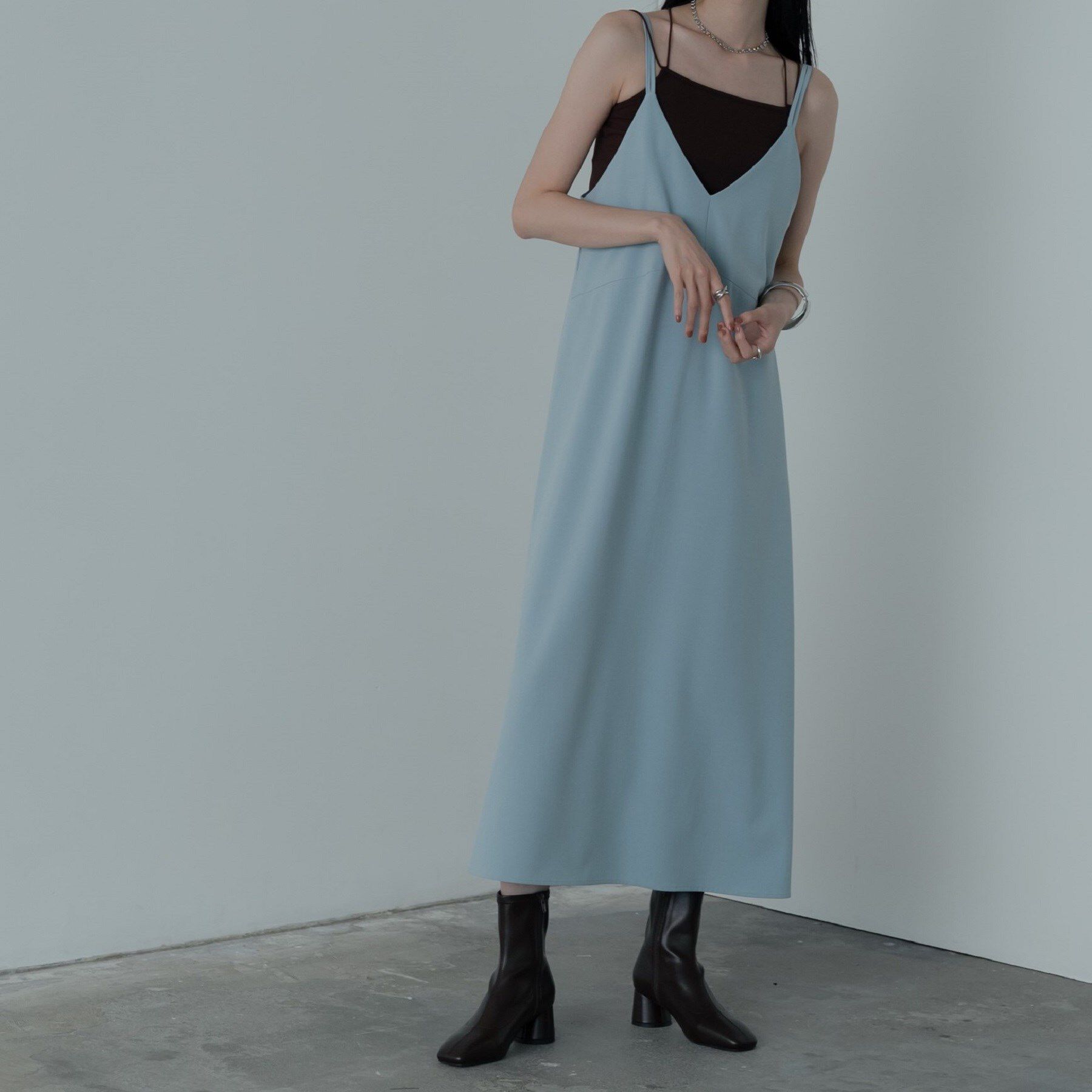 GALLEST「タイトフレアキャミドレス」|ワンピース|