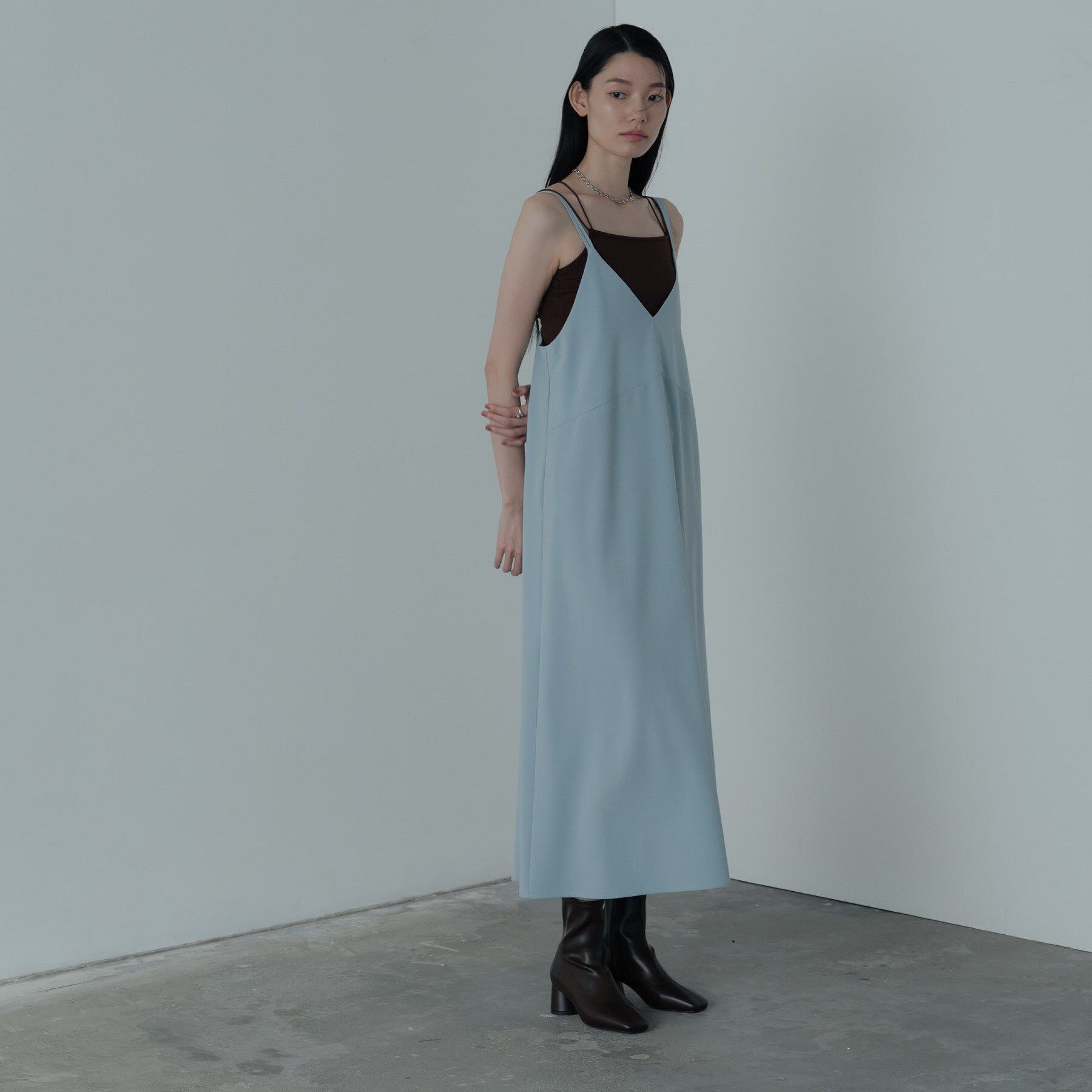 GALLEST「タイトフレアキャミドレス」|ワンピース|