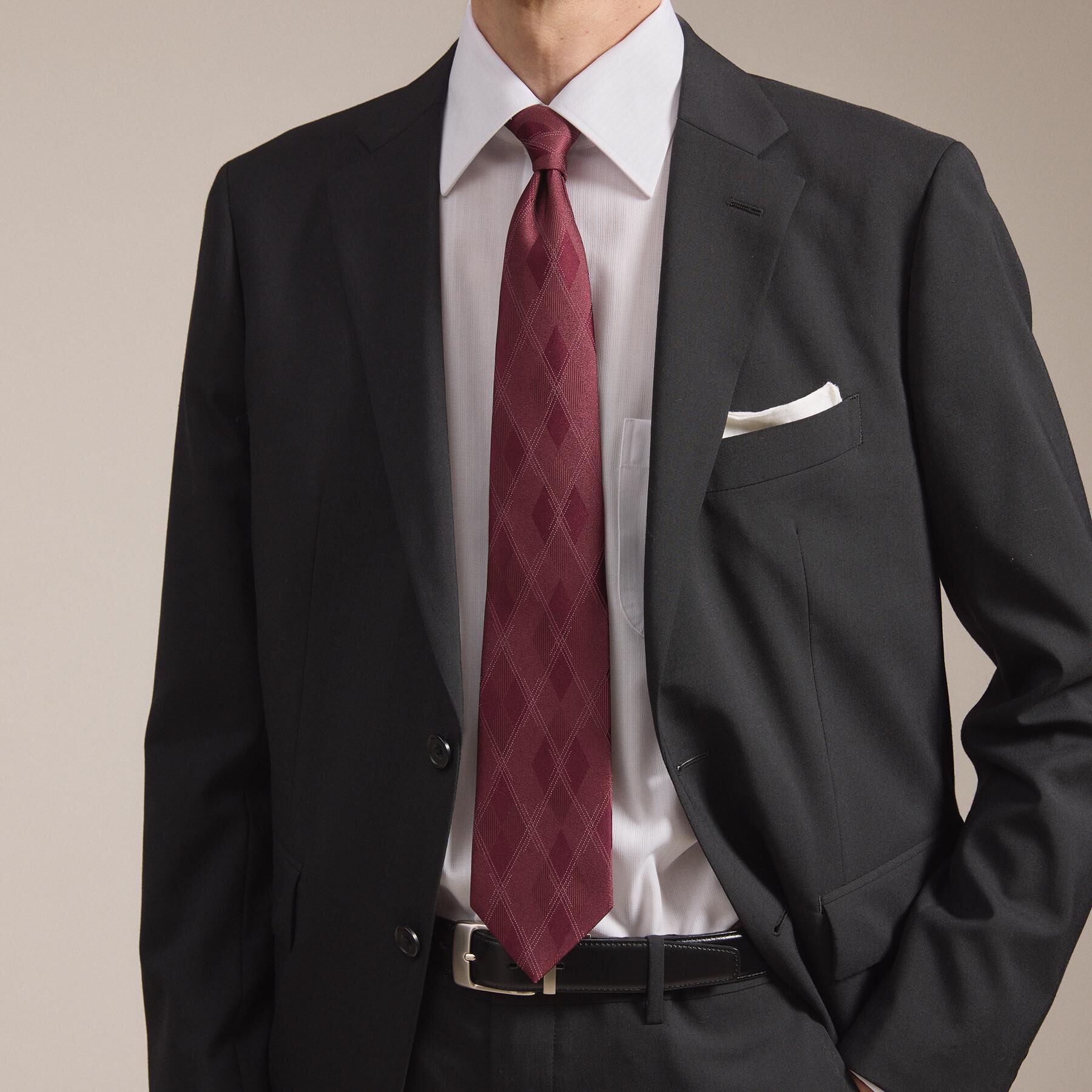 TAKEO KIKUCHI「【縁起の良いネクタイ】PNJシャドーアーガイルネクタイ」|ネクタイ・蝶ネクタイ|