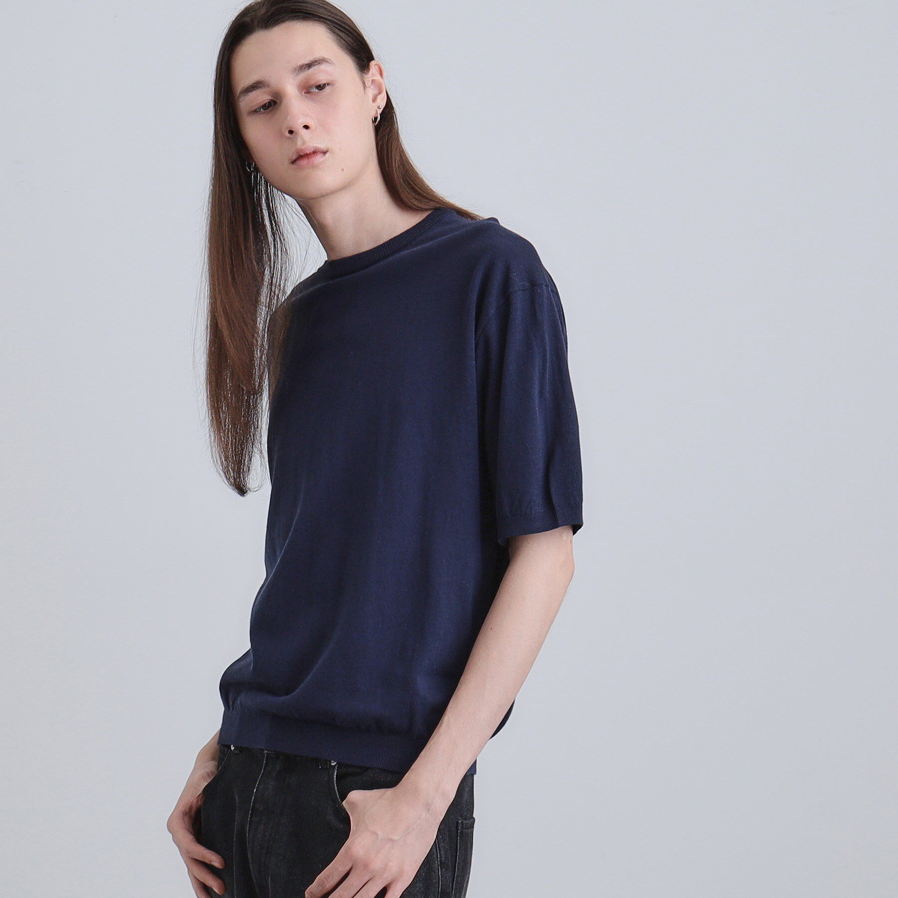 tk.TAKEO KIKUCHI「スムースタッチニット」|ニット・セーター|