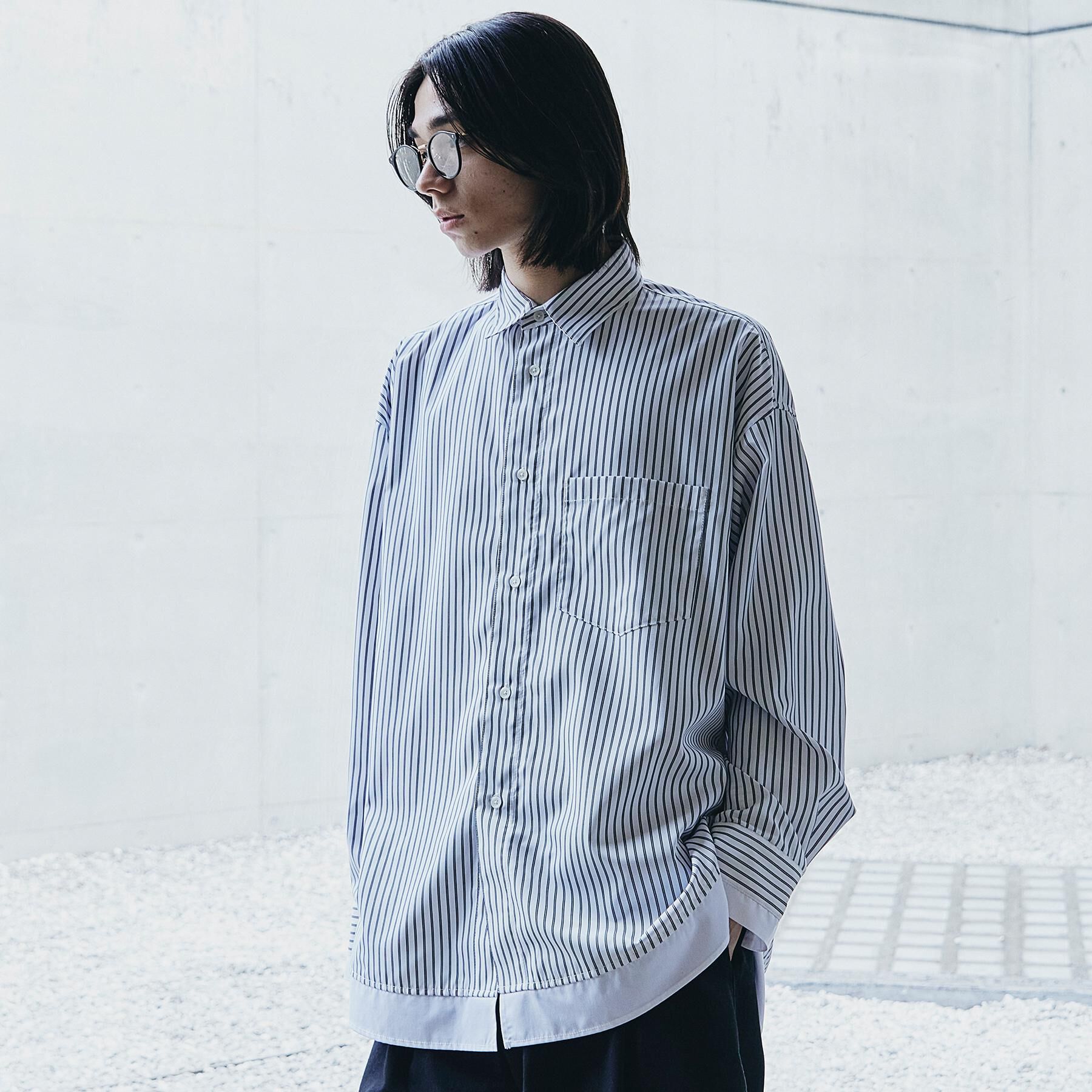 tk.TAKEO KIKUCHI「レイヤードストライプシャツ」|シャツ・ブラウス|