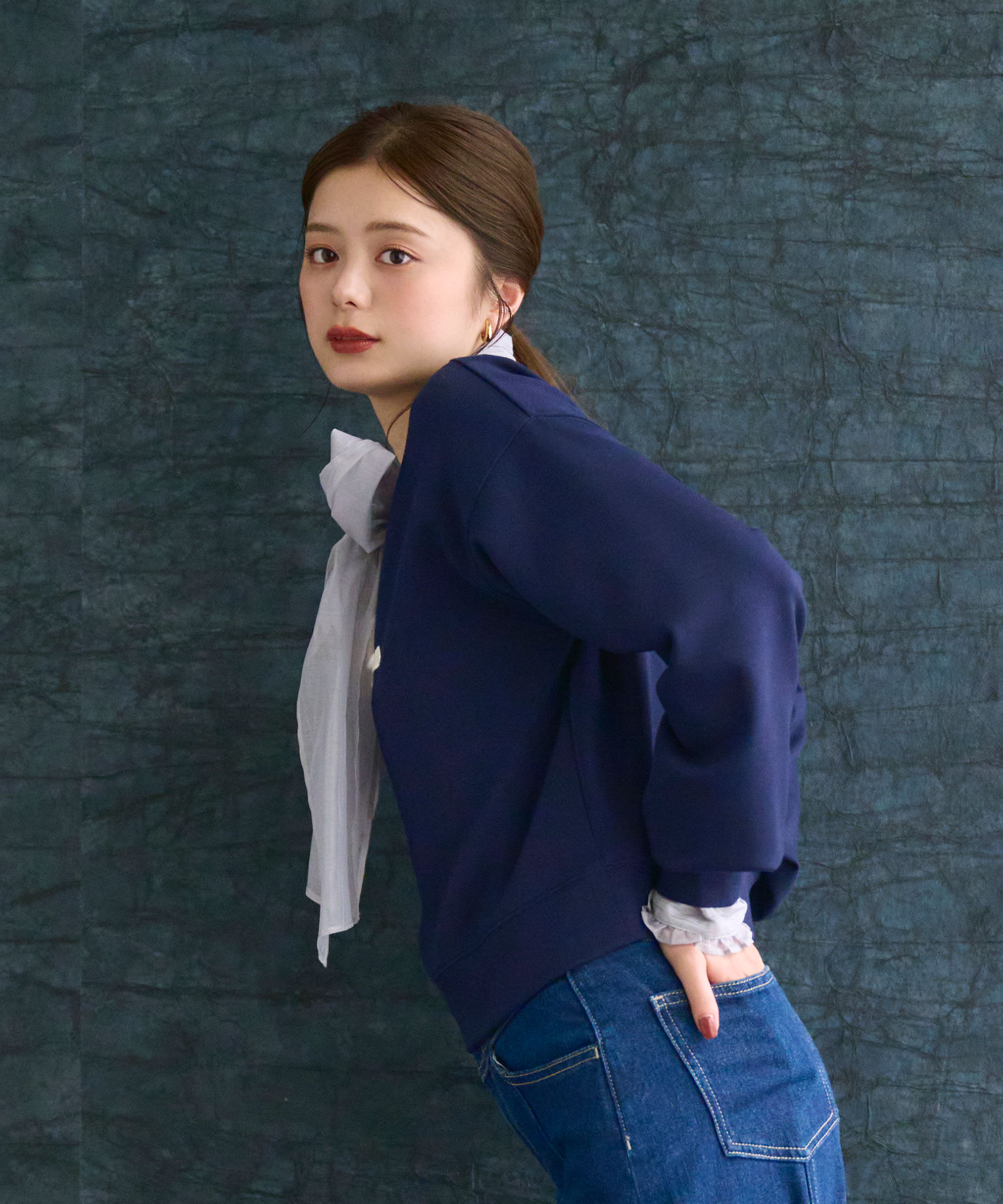  「ピンタックビッグリボンブラウス」|シャツ・ブラウス|