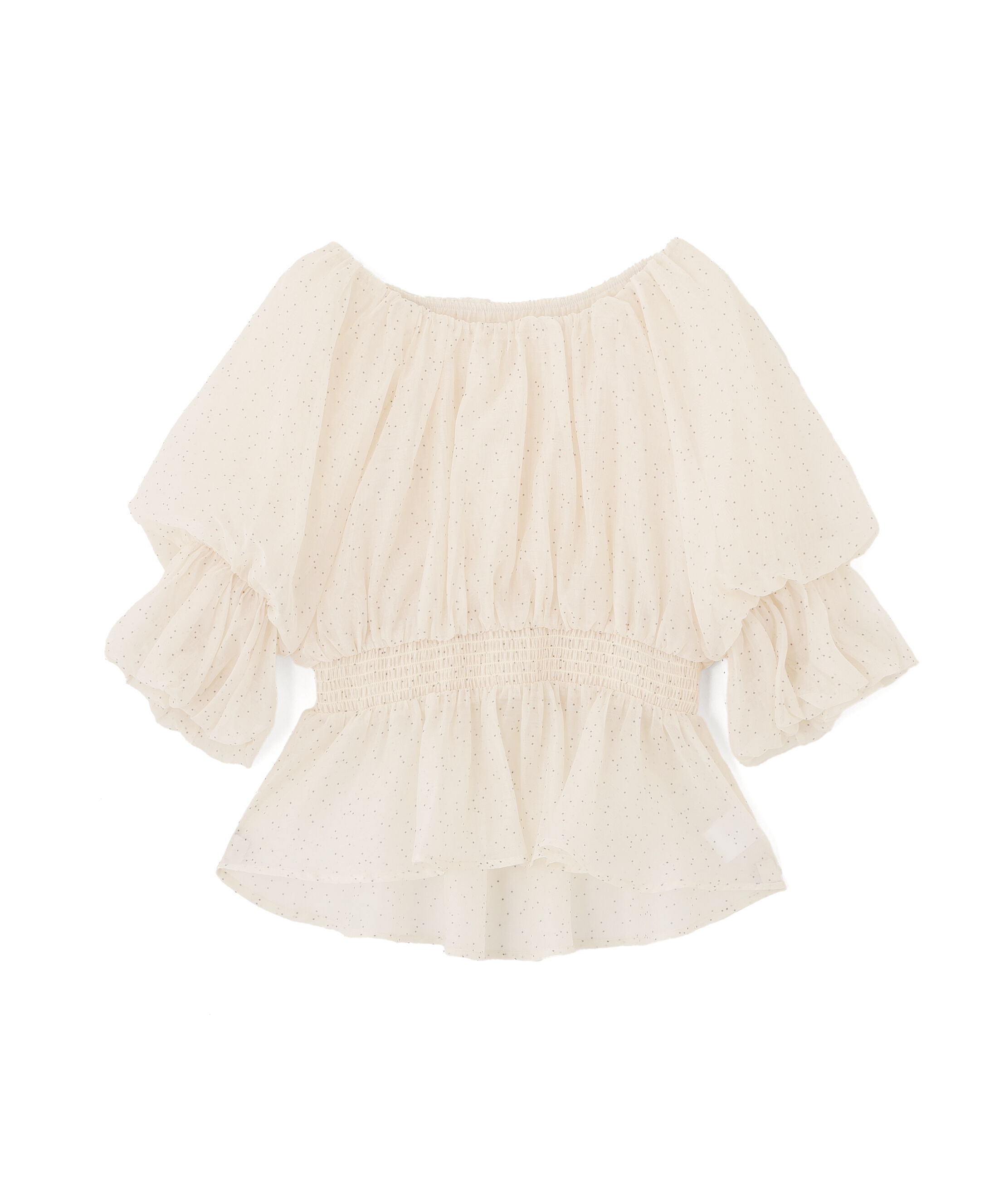 PROPORTION BODY DRESSING「2wayオフショルフィッシュテールブラウス　26SS」|シャツ・ブラウス|