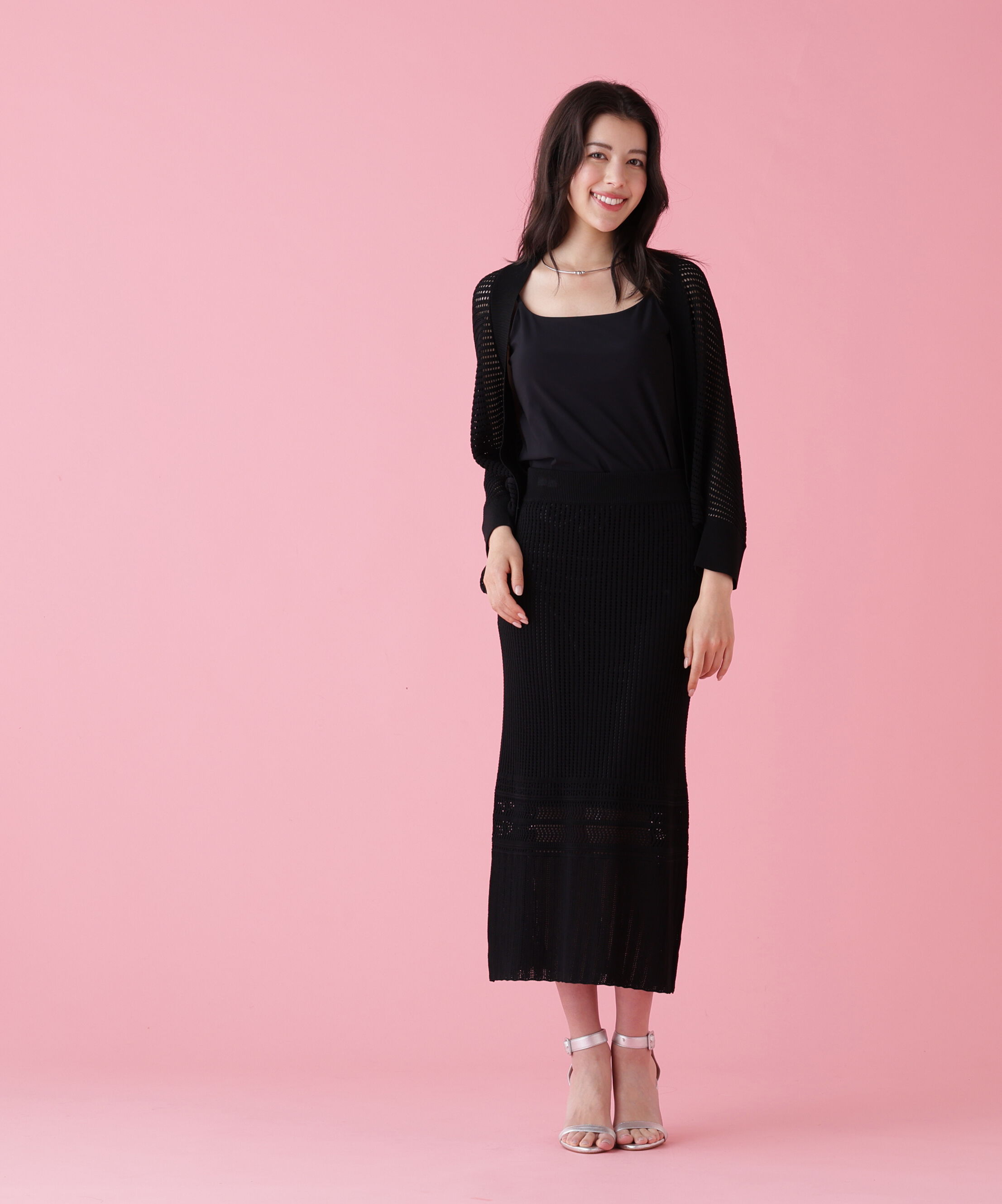  「メッシュニットカーディガン」|その他|