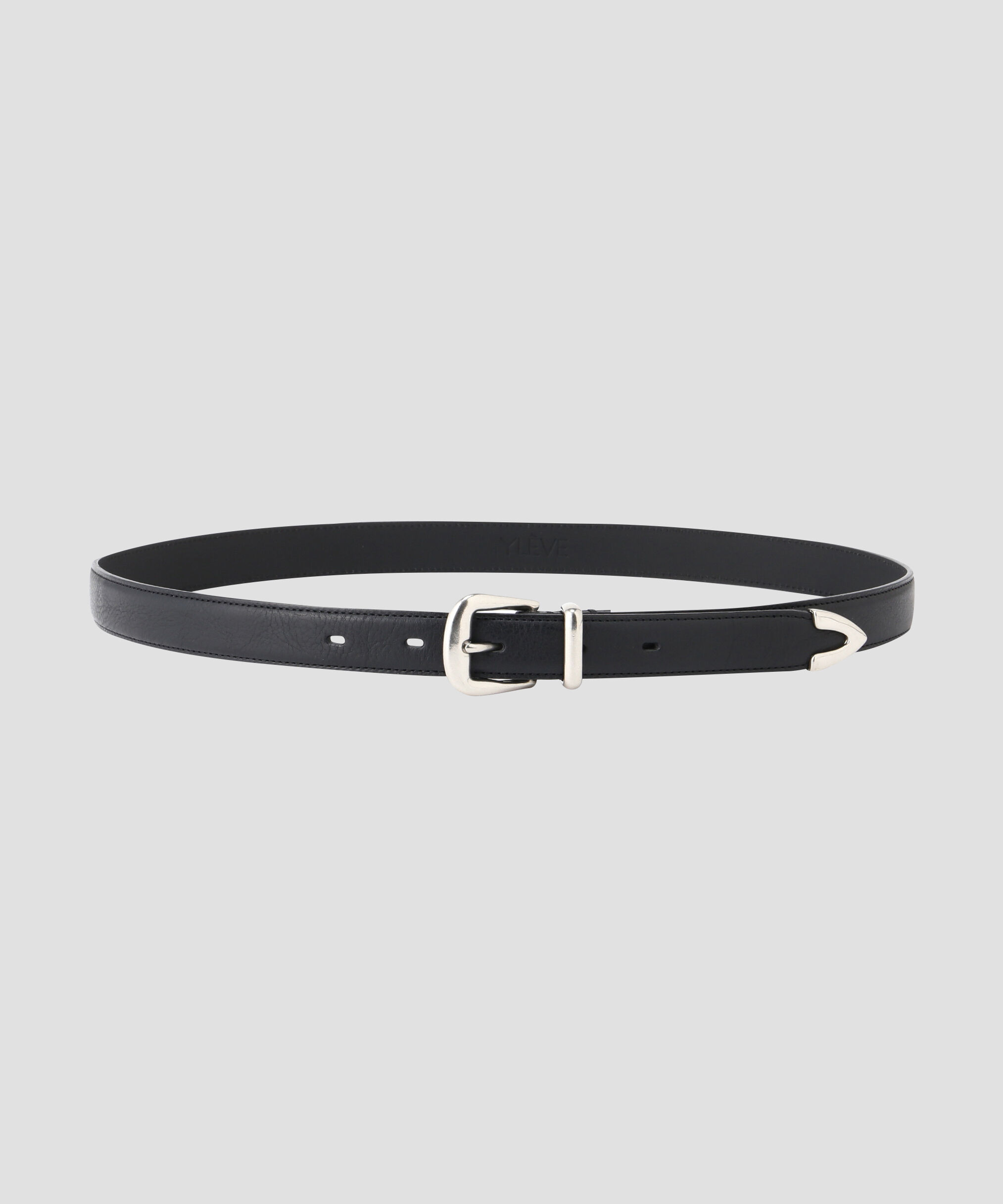 YLEVE 「YLEVE / LEATHER WESTERN BELT」|ベルト|ブラック