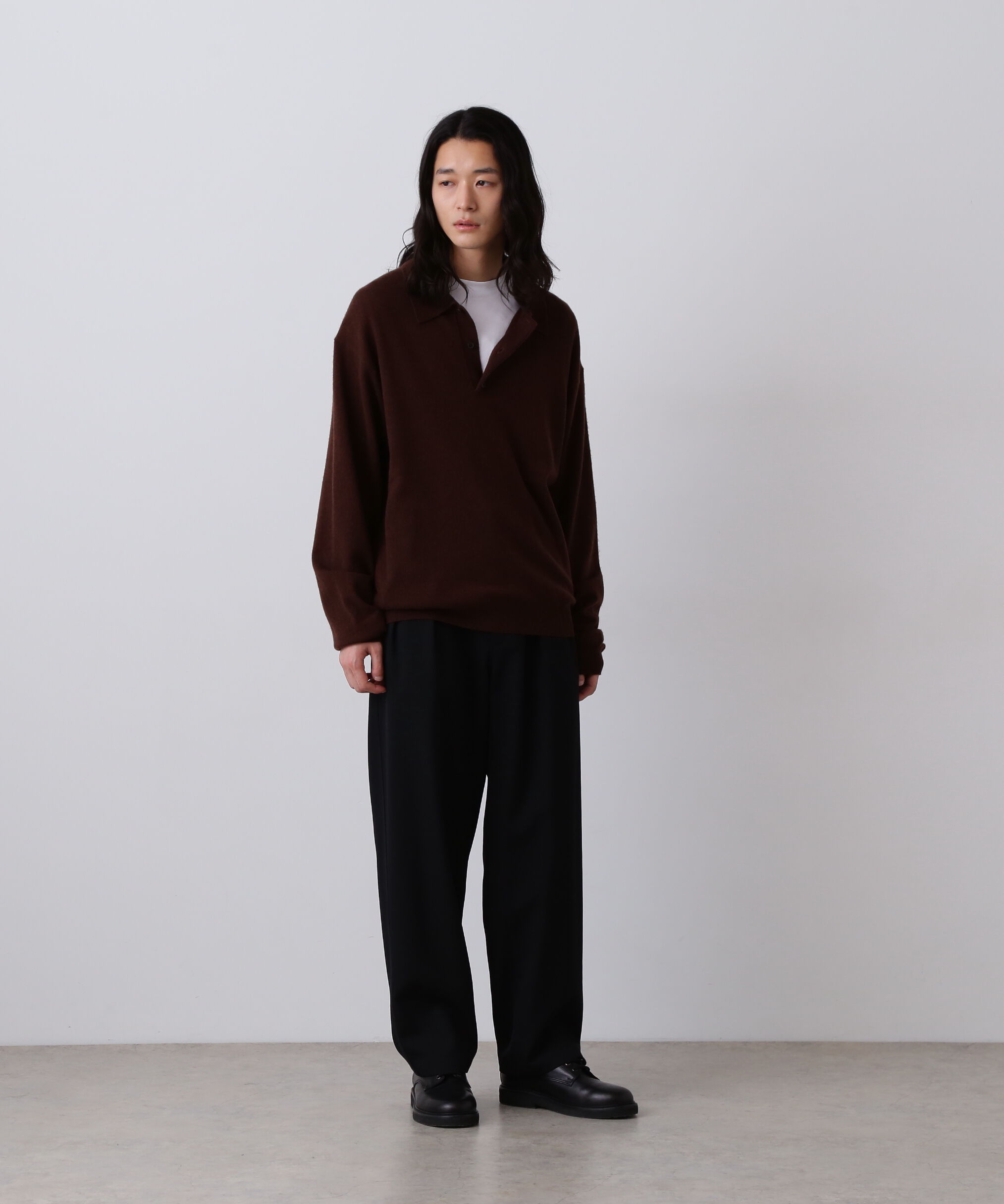 YLEVE 「YLEVE / CASHMERE KNIT POLO」|ニット・セーター|