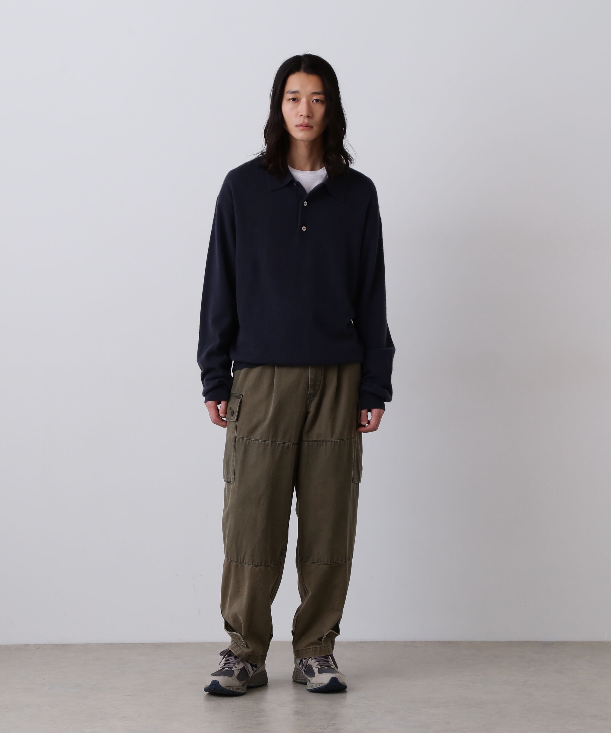 YLEVE 「YLEVE / CASHMERE KNIT POLO」|ニット・セーター|