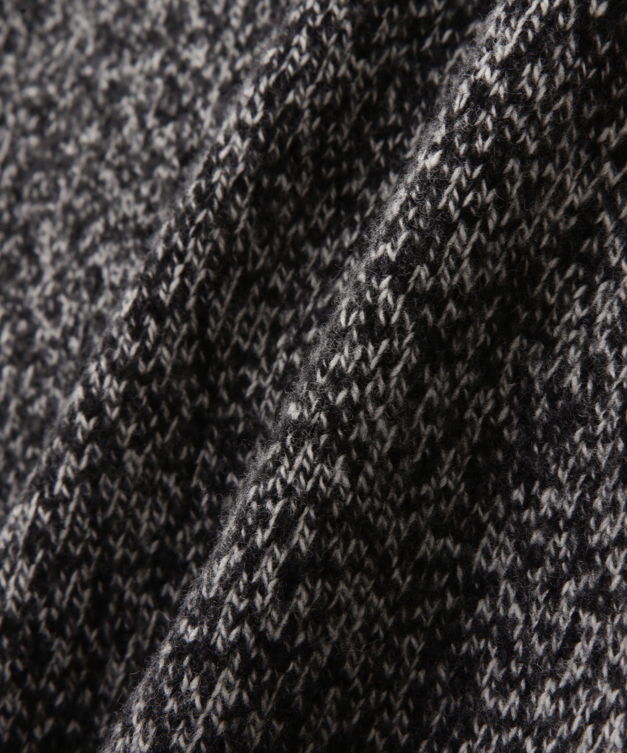 YLEVE 「YLEVE / WOOL CASHMERE MELANGE KNIT HALF ZIP PULL OVER」|ニット・セーター|