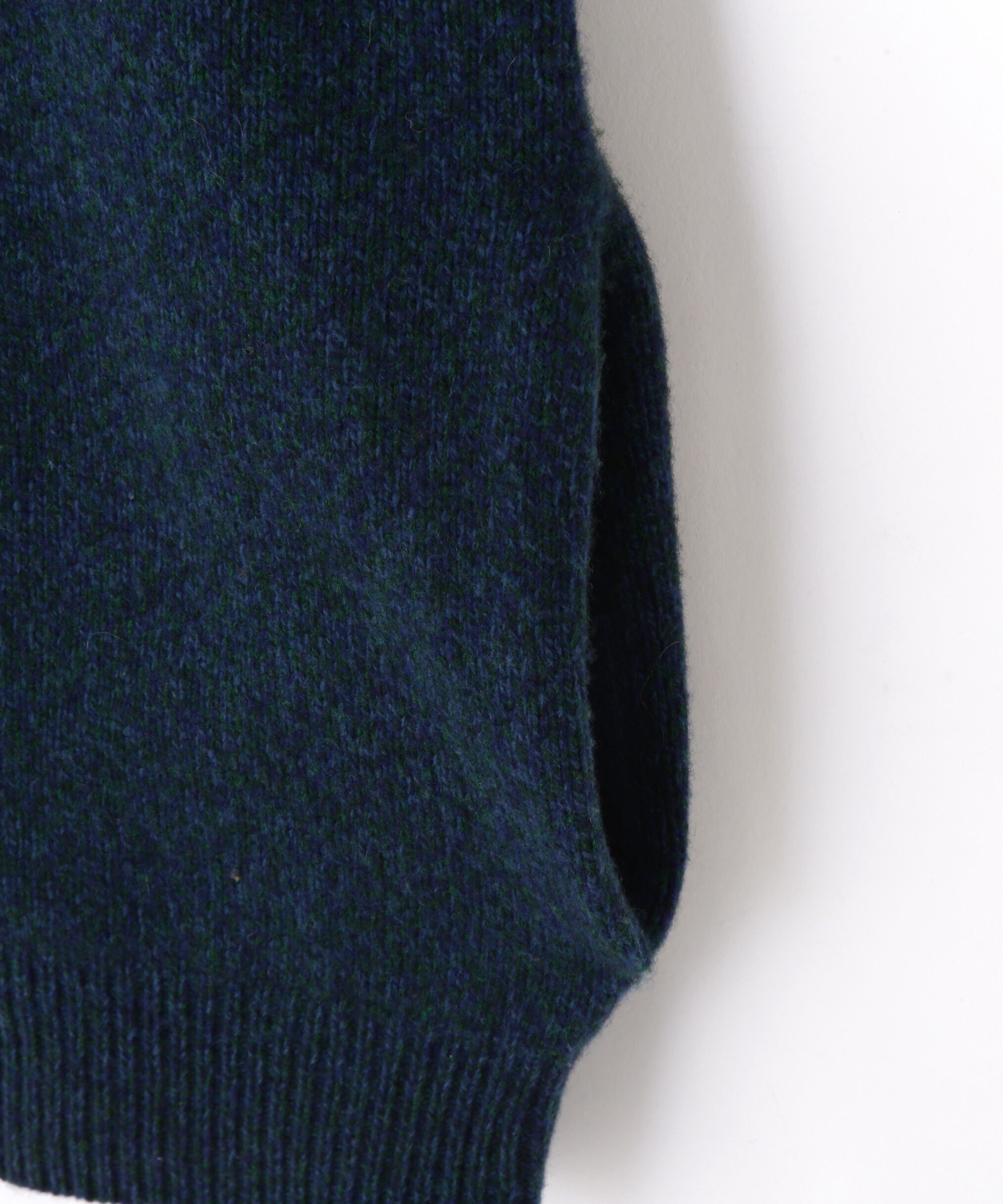 YLEVE 「YLEVE / WOOL CASHMERE MELANGE KNIT HALF ZIP PULL OVER」|ニット・セーター|