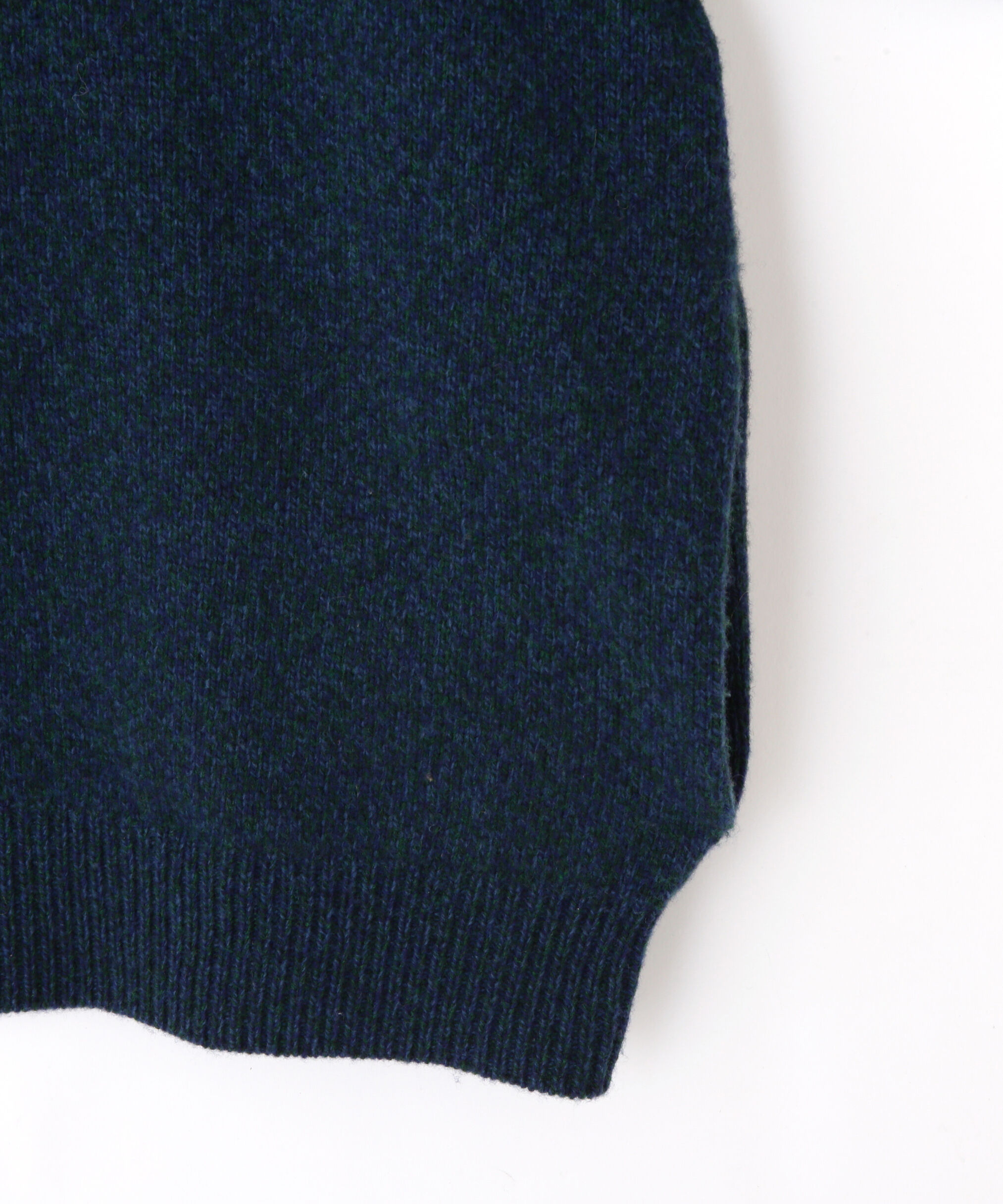 YLEVE 「YLEVE / WOOL CASHMERE MELANGE KNIT HALF ZIP PULL OVER」|ニット・セーター|