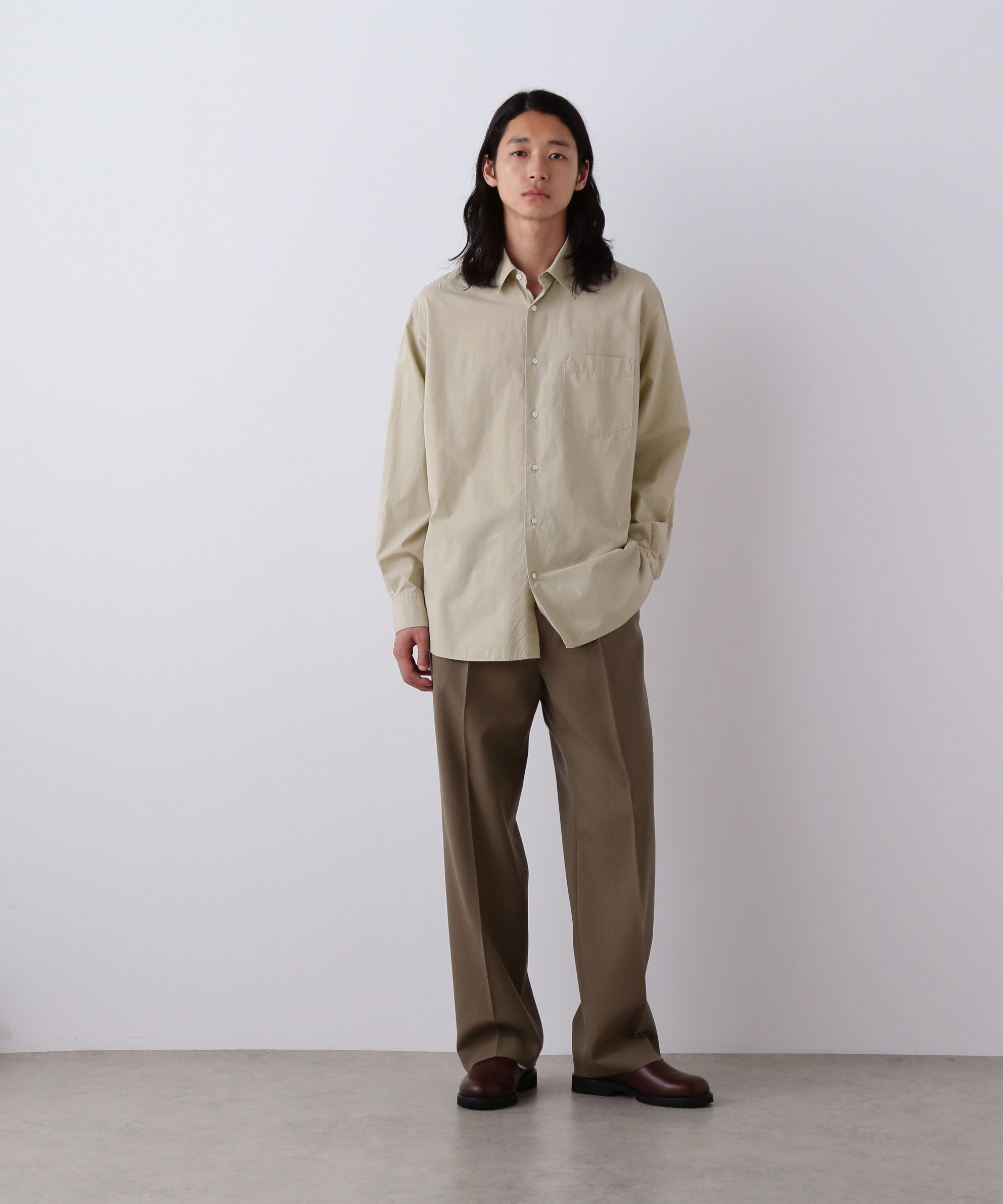 YLEVE 「YLEVE / COTTON SILK TYPEWRITER SHIRT」|シャツ・ブラウス|