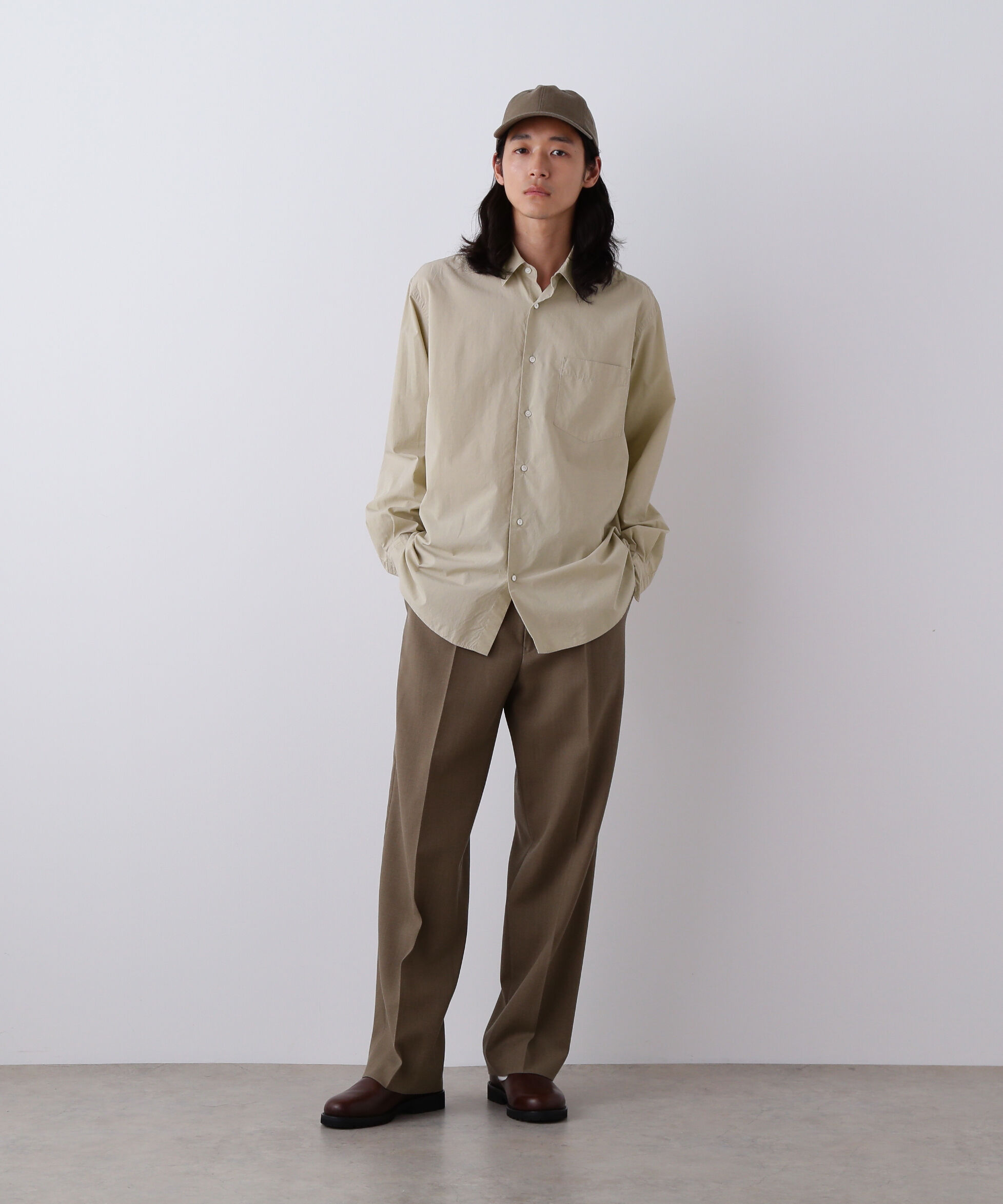 YLEVE 「YLEVE / COTTON SILK TYPEWRITER SHIRT」|シャツ・ブラウス|