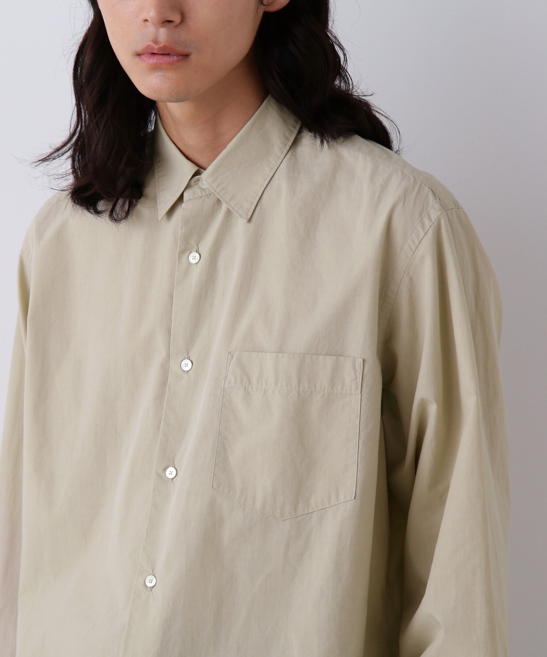 YLEVE 「YLEVE / COTTON SILK TYPEWRITER SHIRT」|シャツ・ブラウス|