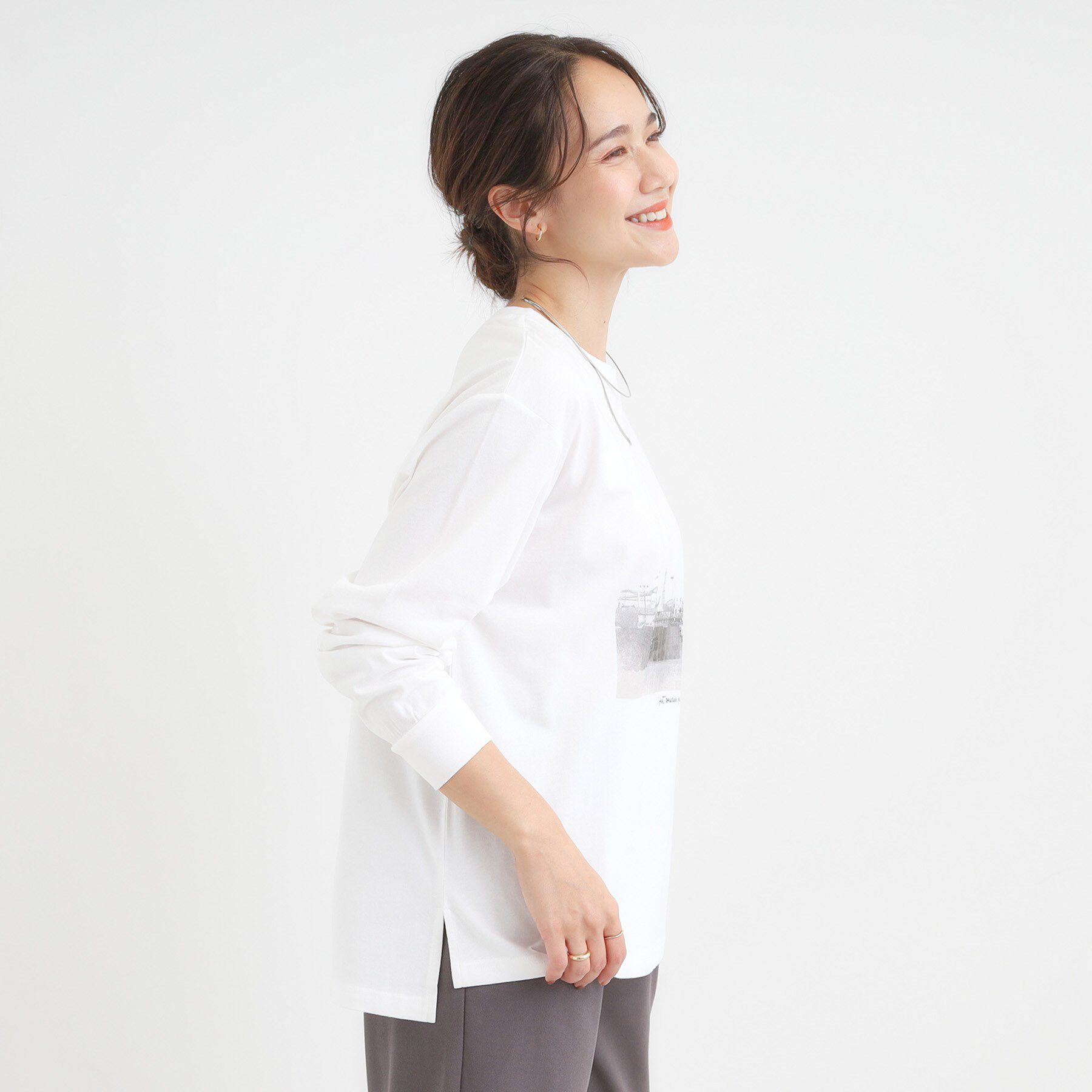 SHOO･LA･RUE「グラフィックアソート ベーシックロンT」|Tシャツ・カットソー|