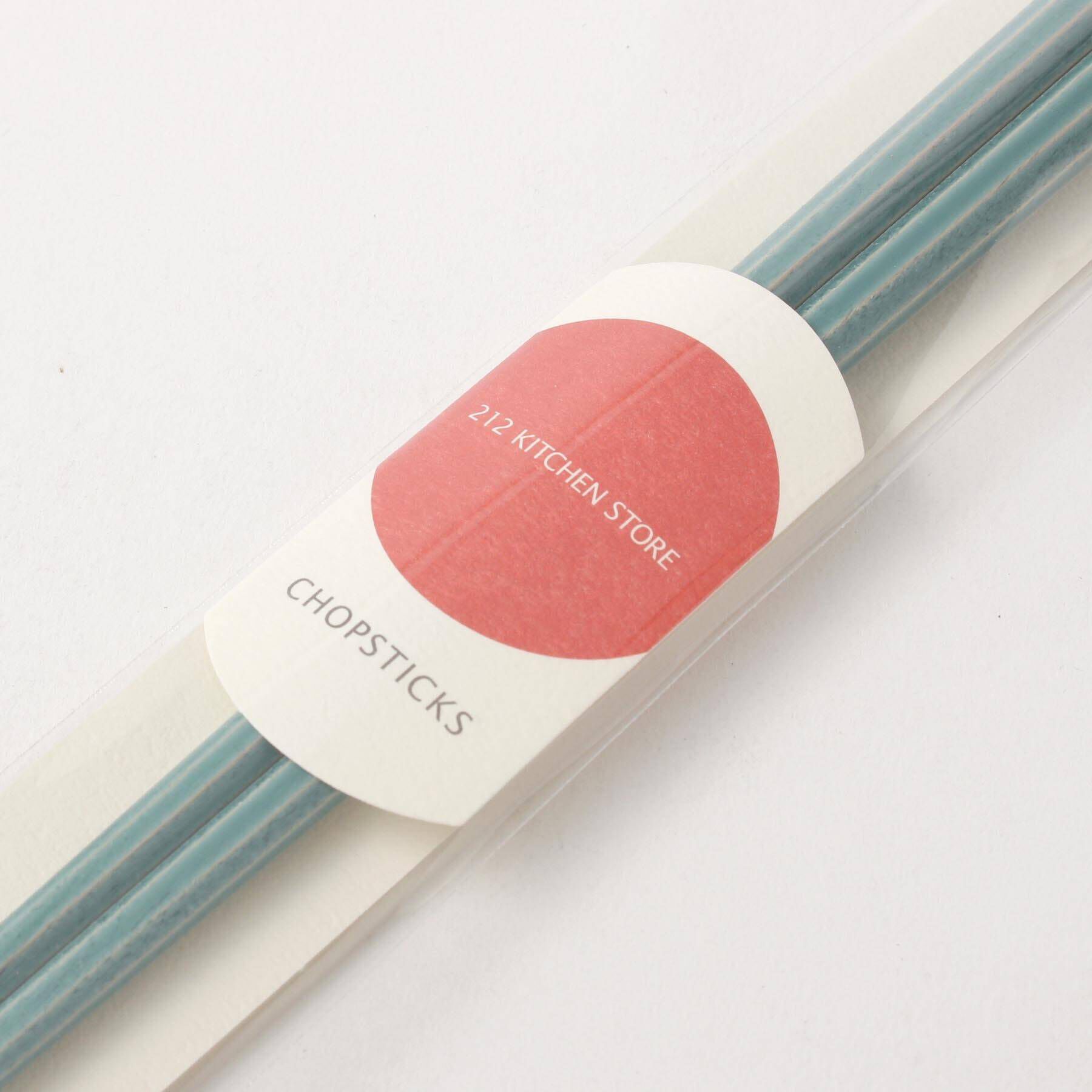 212 KITCHEN STORE「箸 抗菌食洗八角エチュード 水色 22.5」|食器・キッチングッズ|