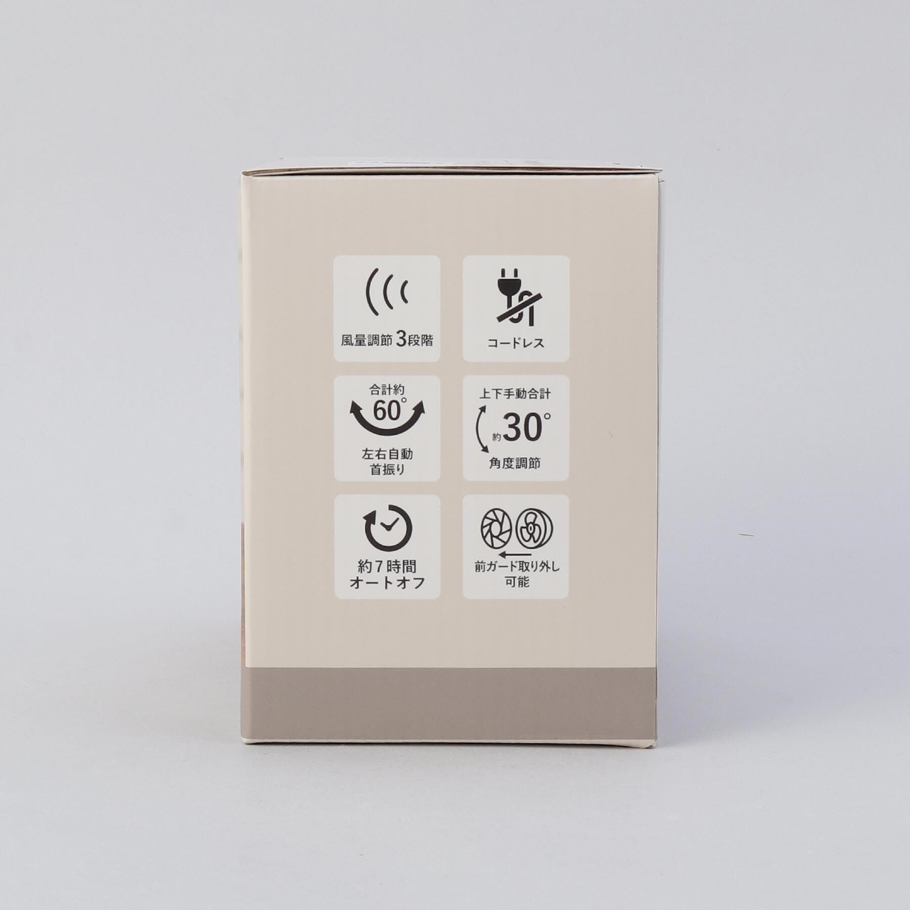 212 KITCHEN STORE「ラウンドミニデスクファン 首振り機能付 WH」|その他|