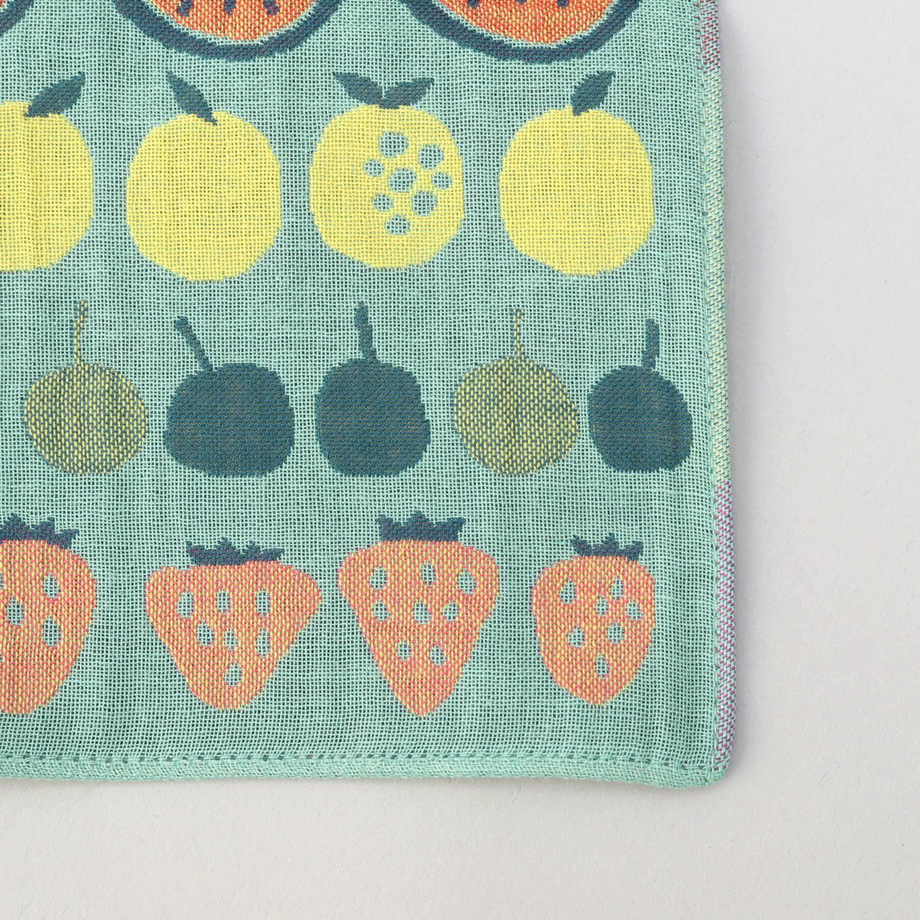 212 KITCHEN STORE「3重ガーゼはんかち フルーツフルーツ」|ハンカチ|