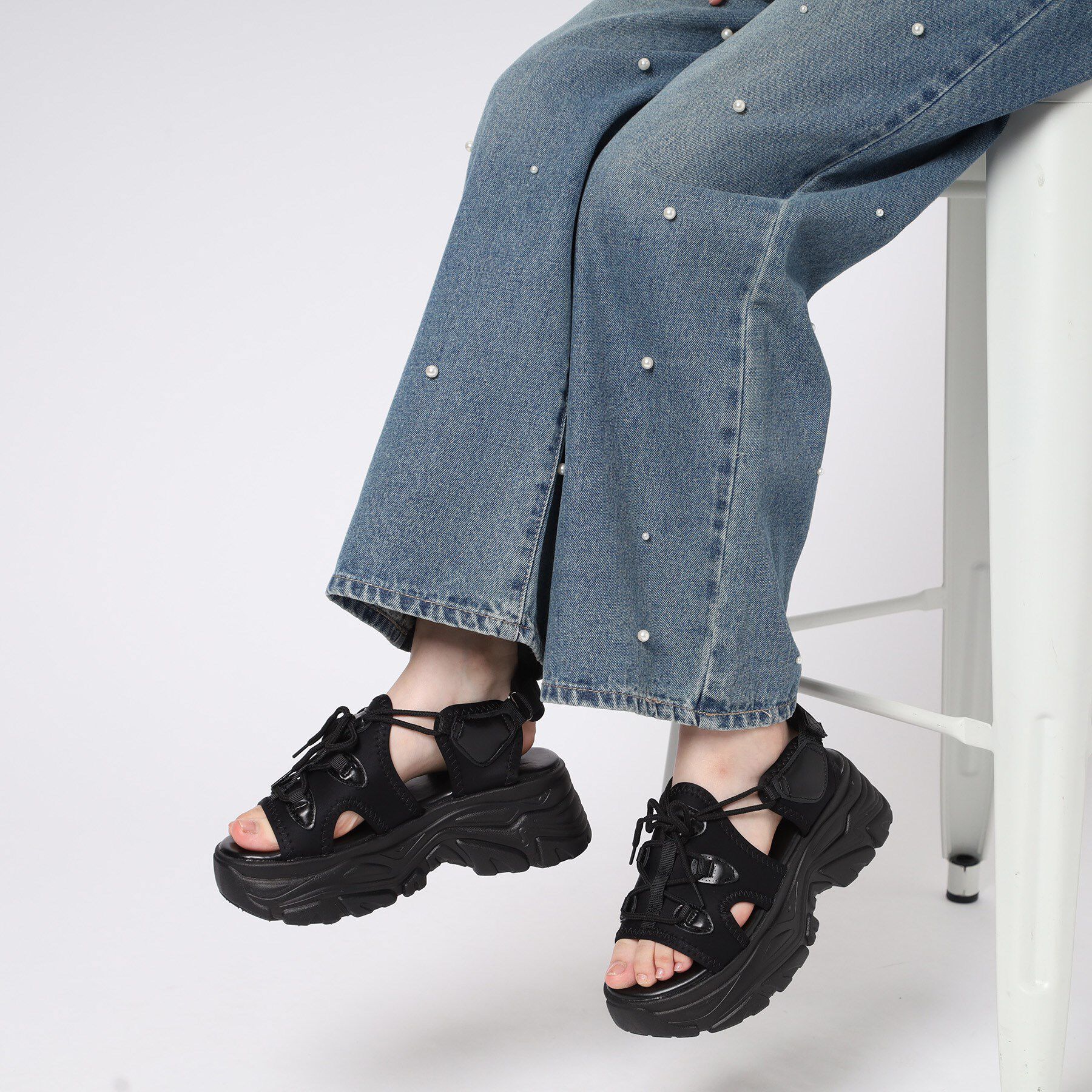 csT&P「厚底 スニーカーソールスポサン」|サンダル|