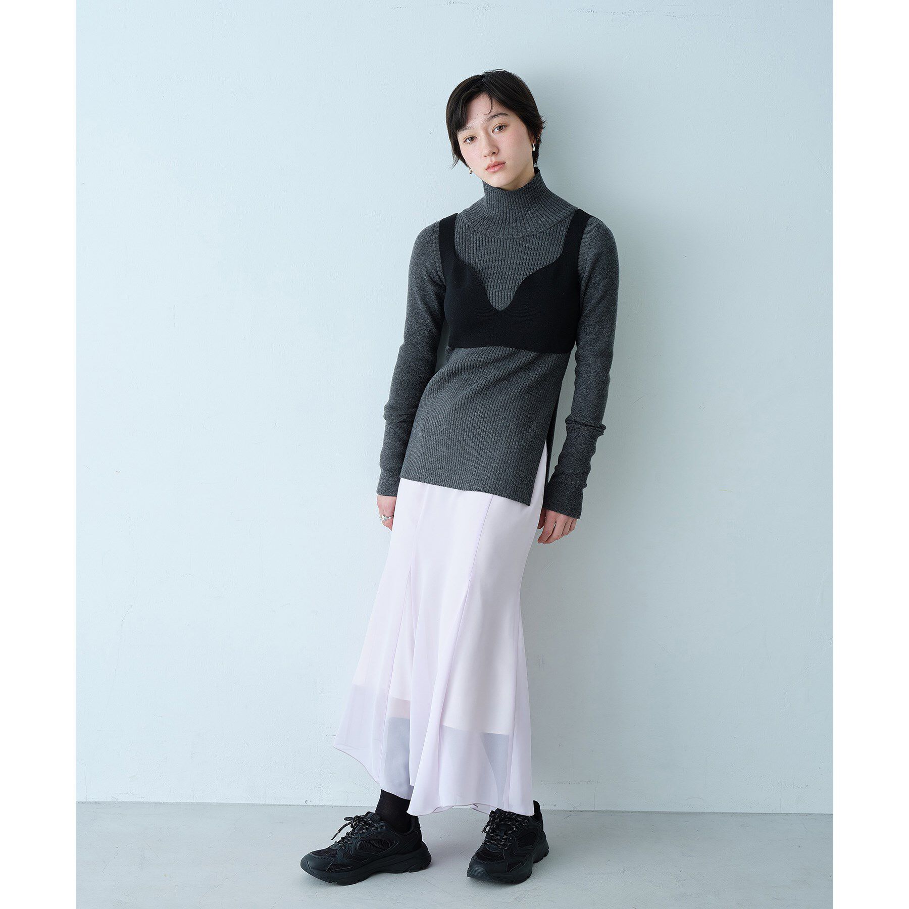 CODE A「sheer fit skirt」|スカート|