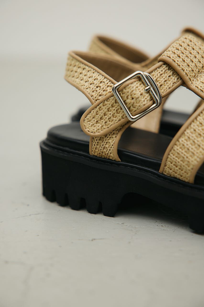 STYLEMIXER「クロシェチャンキーソールサンダル」|サンダル|