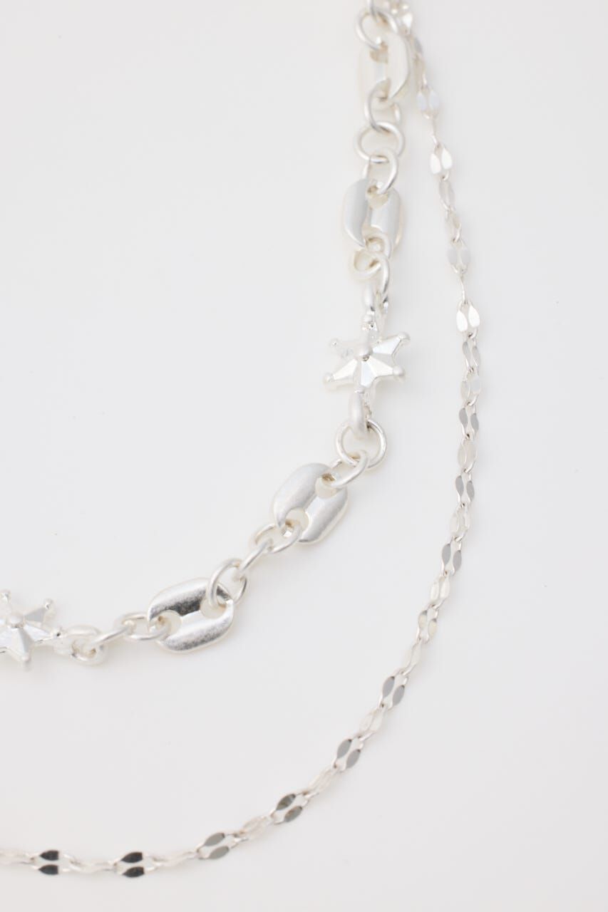 MOUSSY「CHAIN COMBI ネックレス」|ネックレス|