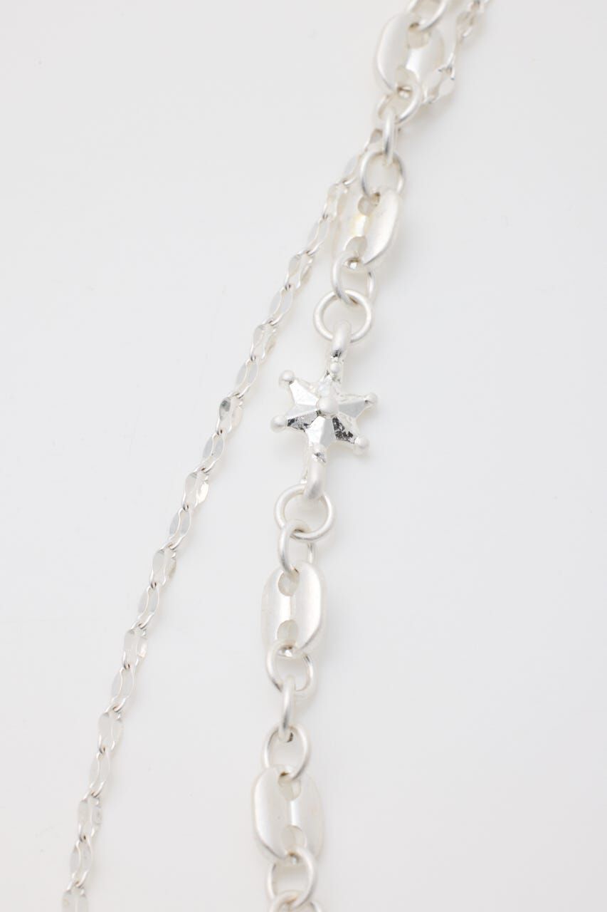 MOUSSY「CHAIN COMBI ネックレス」|ネックレス|