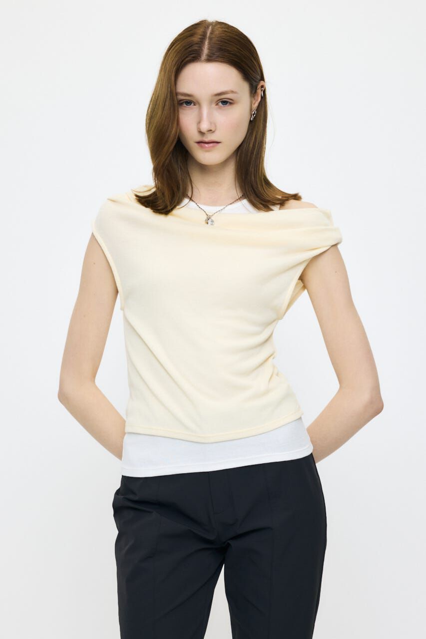 MOUSSY「LAYERED OFF SHOULDER トップス」|Tシャツ・カットソー|IVOY3