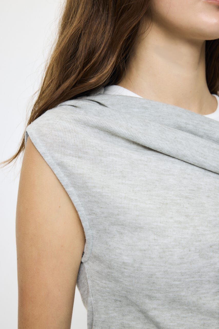 MOUSSY「LAYERED OFF SHOULDER トップス」|Tシャツ・カットソー|