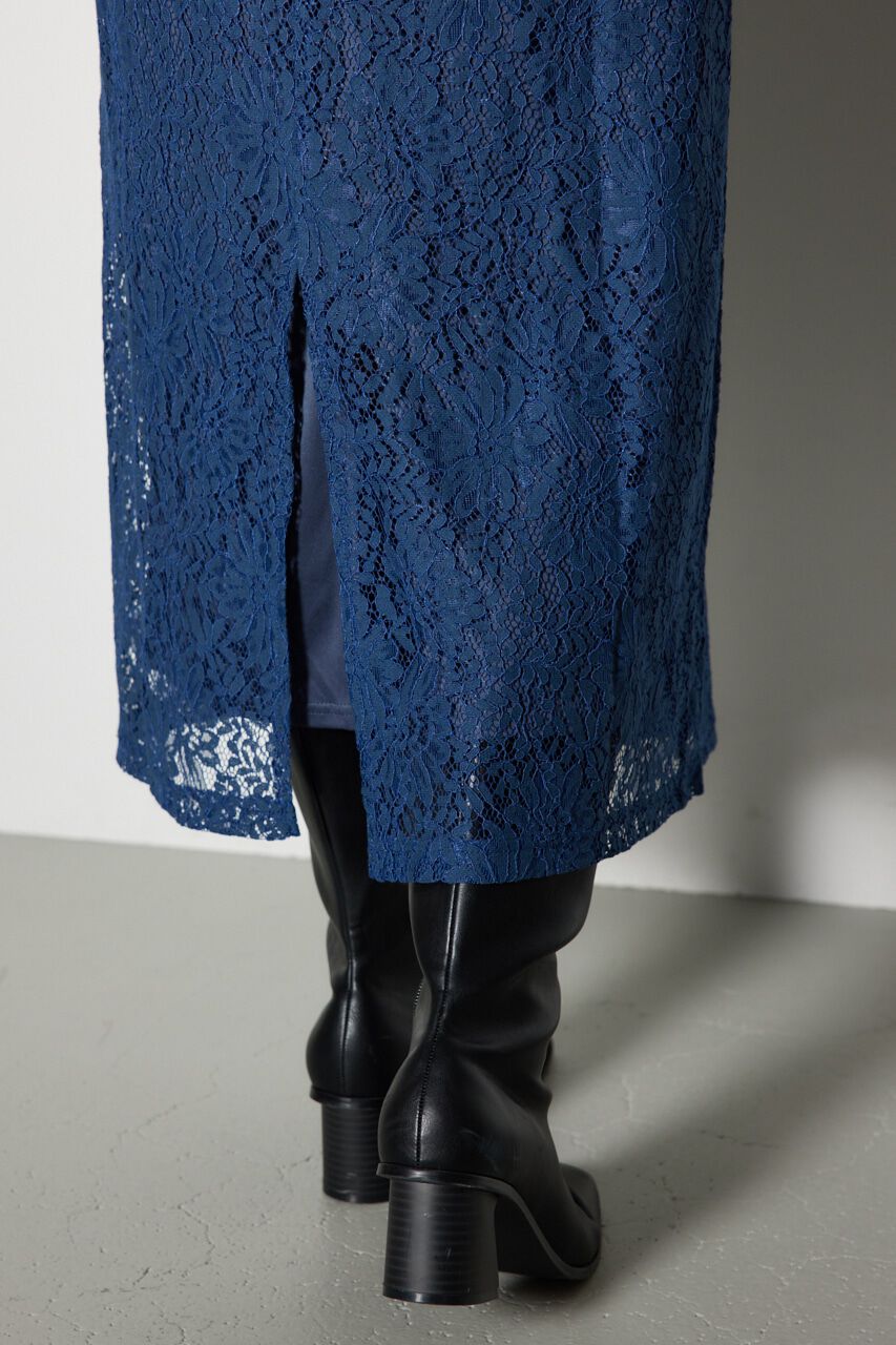 rienda「チョーカー付Iラインレースワンピース」|ワンピース|