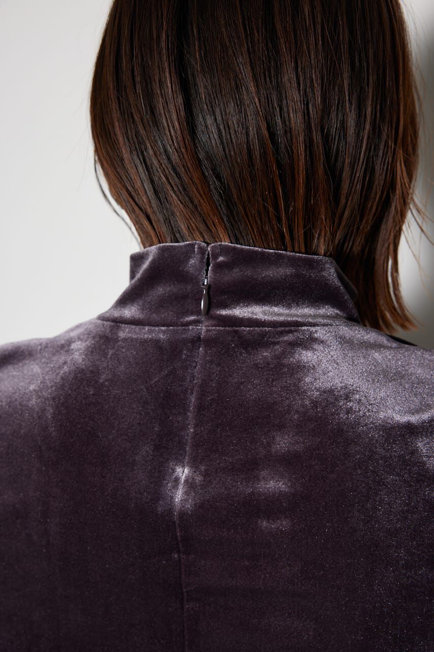 rienda「2WAYベロアフレアミニワンピース」|ワンピース|