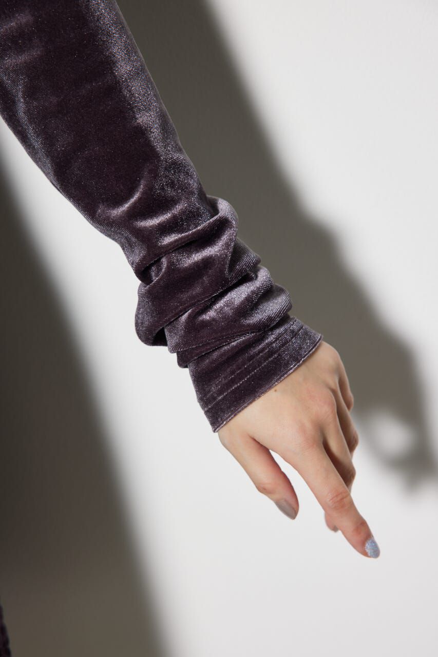 rienda「2WAYベロアフレアミニワンピース」|ワンピース|