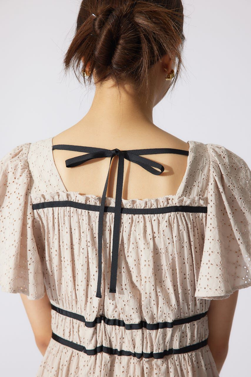 rienda「コットンレースフレアワンピース」|ワンピース|