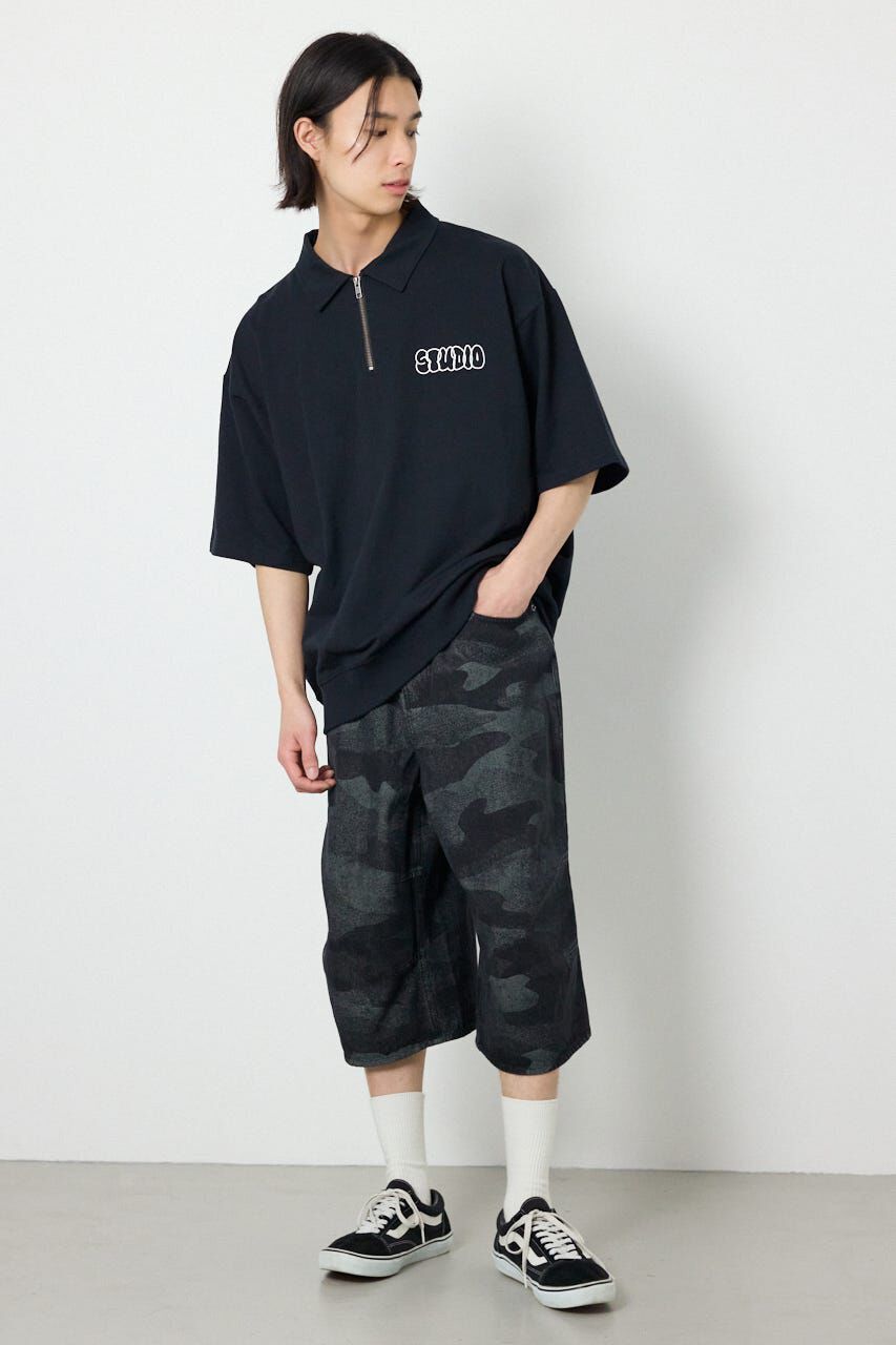 RODEO CROWNS「カモフラデニムバミューダパンツ」|デニム|