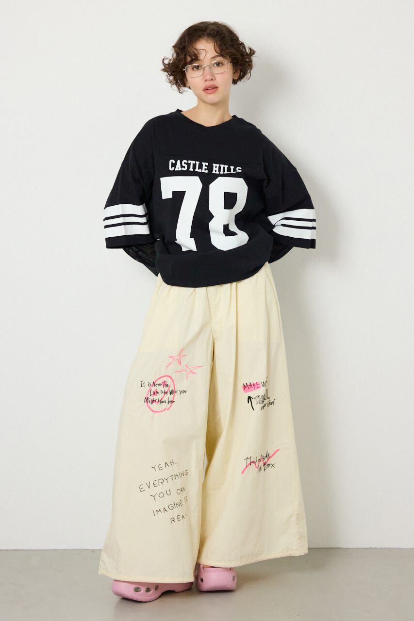 RODEO CROWNS「ラクガキパラシュートパンツ」|その他|