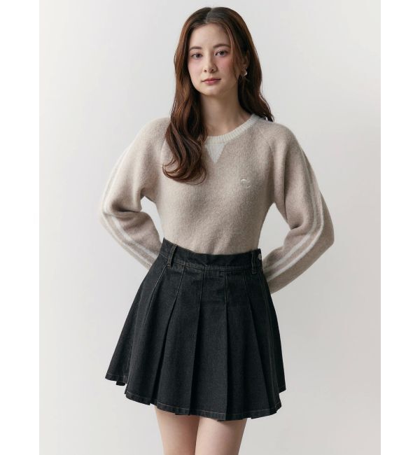 CALNAMUR「バックロゴジャガードユニフォームボディスーツ」|ニット・セーター|